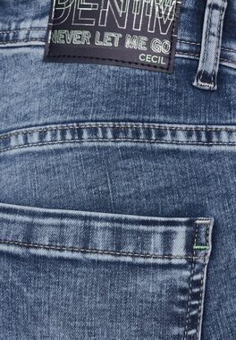 Cecil Gerade Jeans High Waist