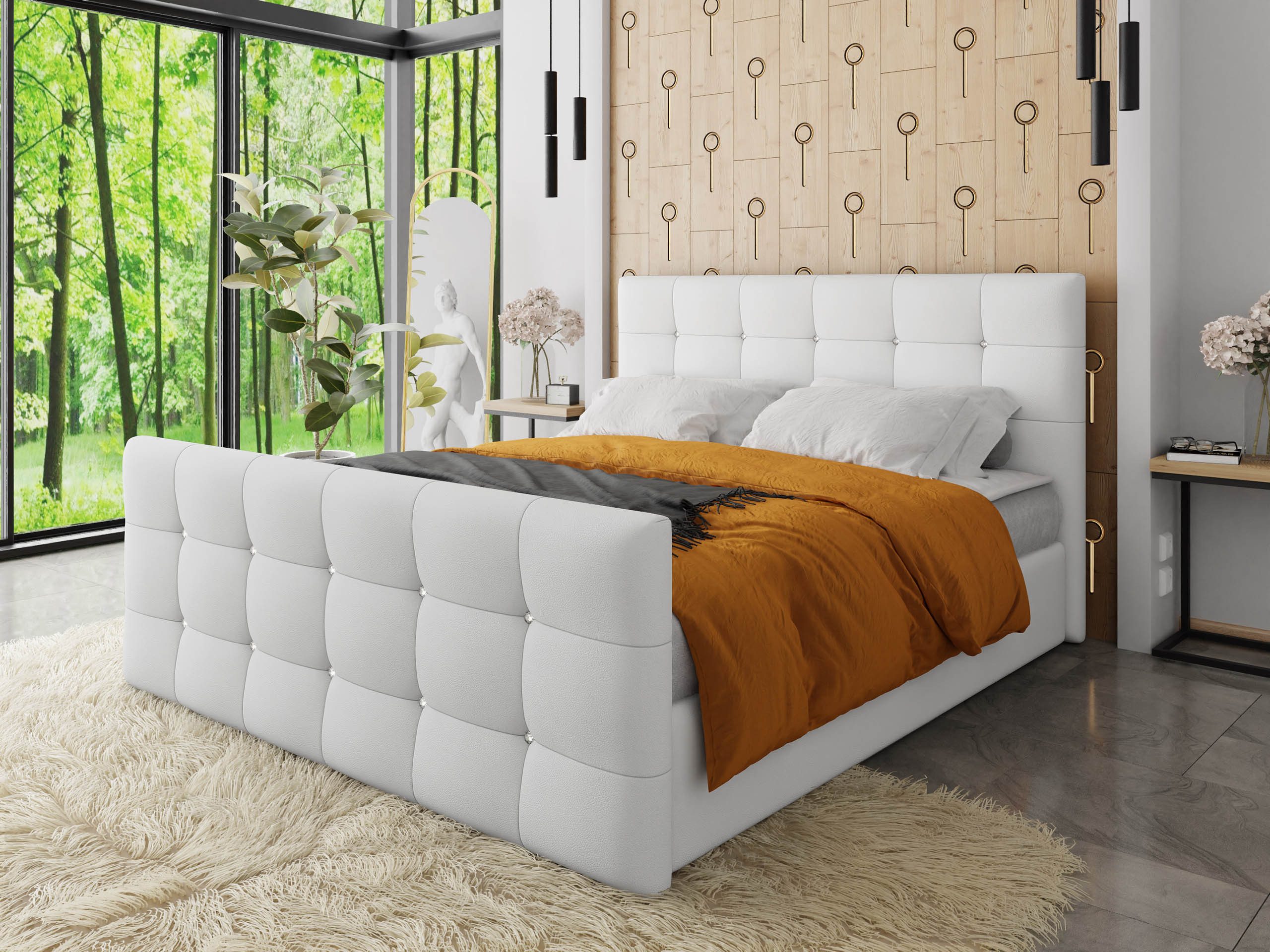 MIRJAN24 Boxspringbett Palus (Matratze und Topper), günstig online kaufen