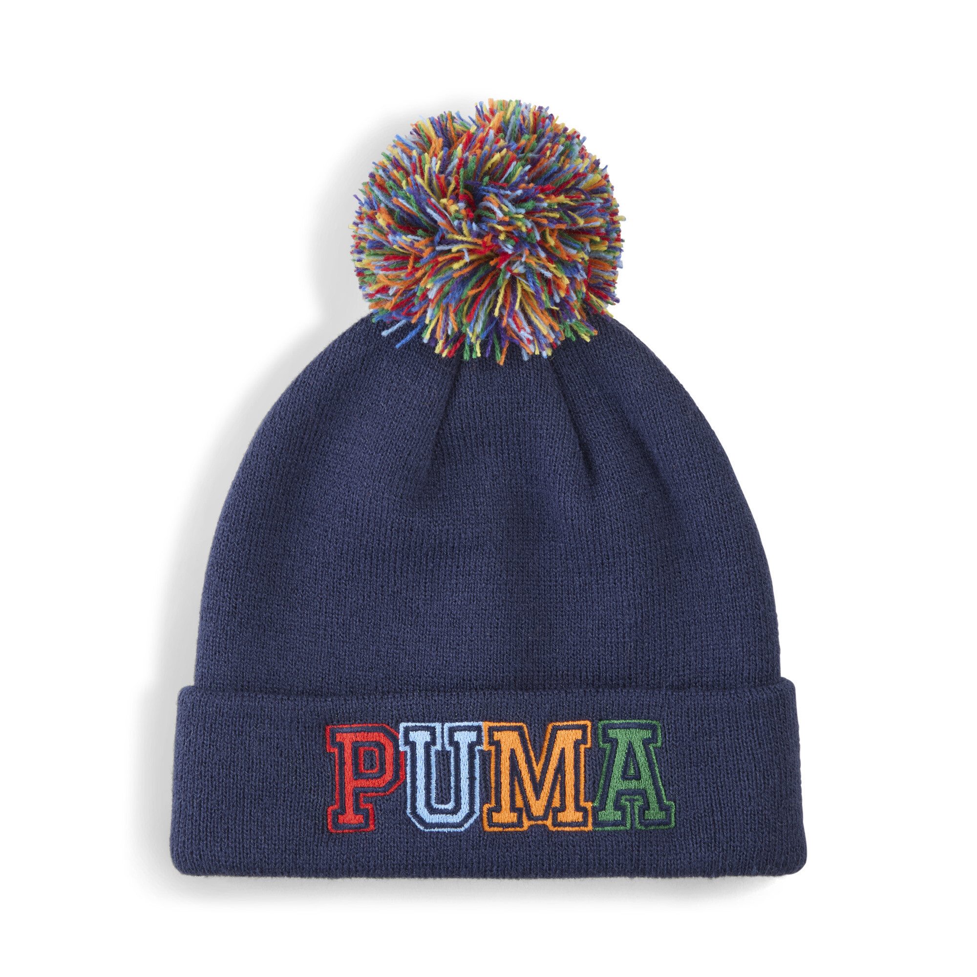 PUMA Beanie Pom Pom Beanie mit mittelhoher Krone Jugendliche