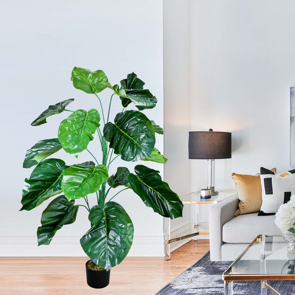 120cm, Plastikpflanze Kunstpflanze Pflanze Efeutute Decovego, cm Kunstpflanze Höhe 120 Künstliche