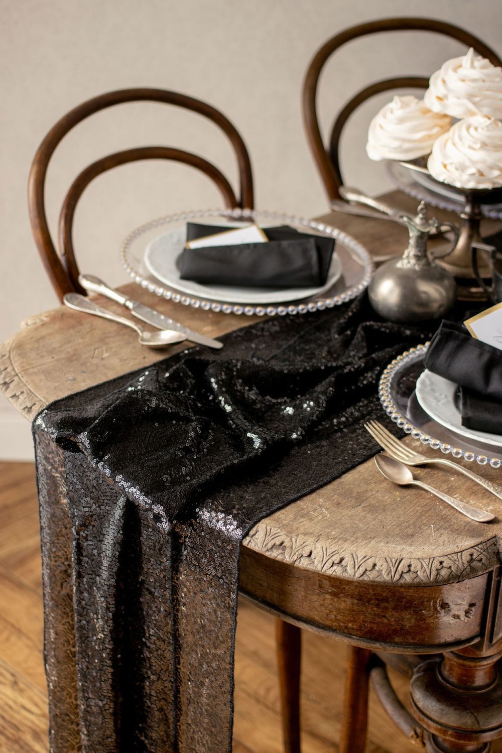 texpot Tischläufer mit Pailletten zuschneidbar (1-tlg) günstig online kaufen