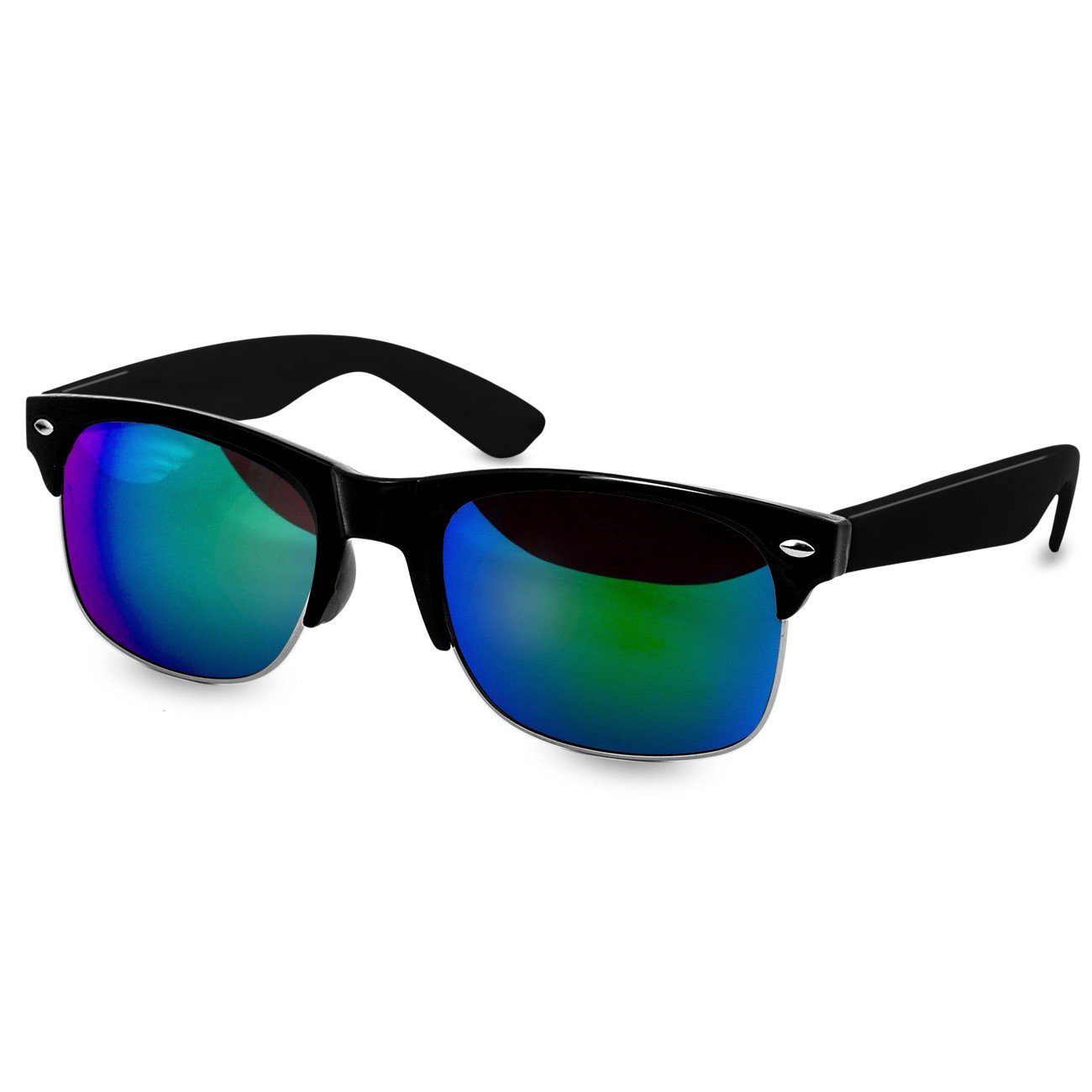 schwarz lila verspiegelt