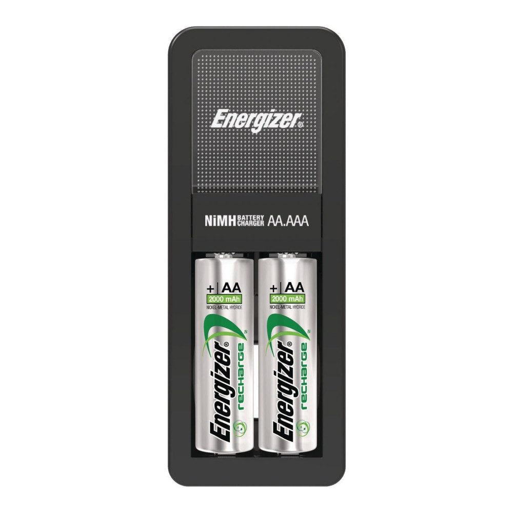 Energizer Energizer Mini Charger für AA Akkus. Elektro-Kabel, Kompaktes Ladegerät für unterwegs