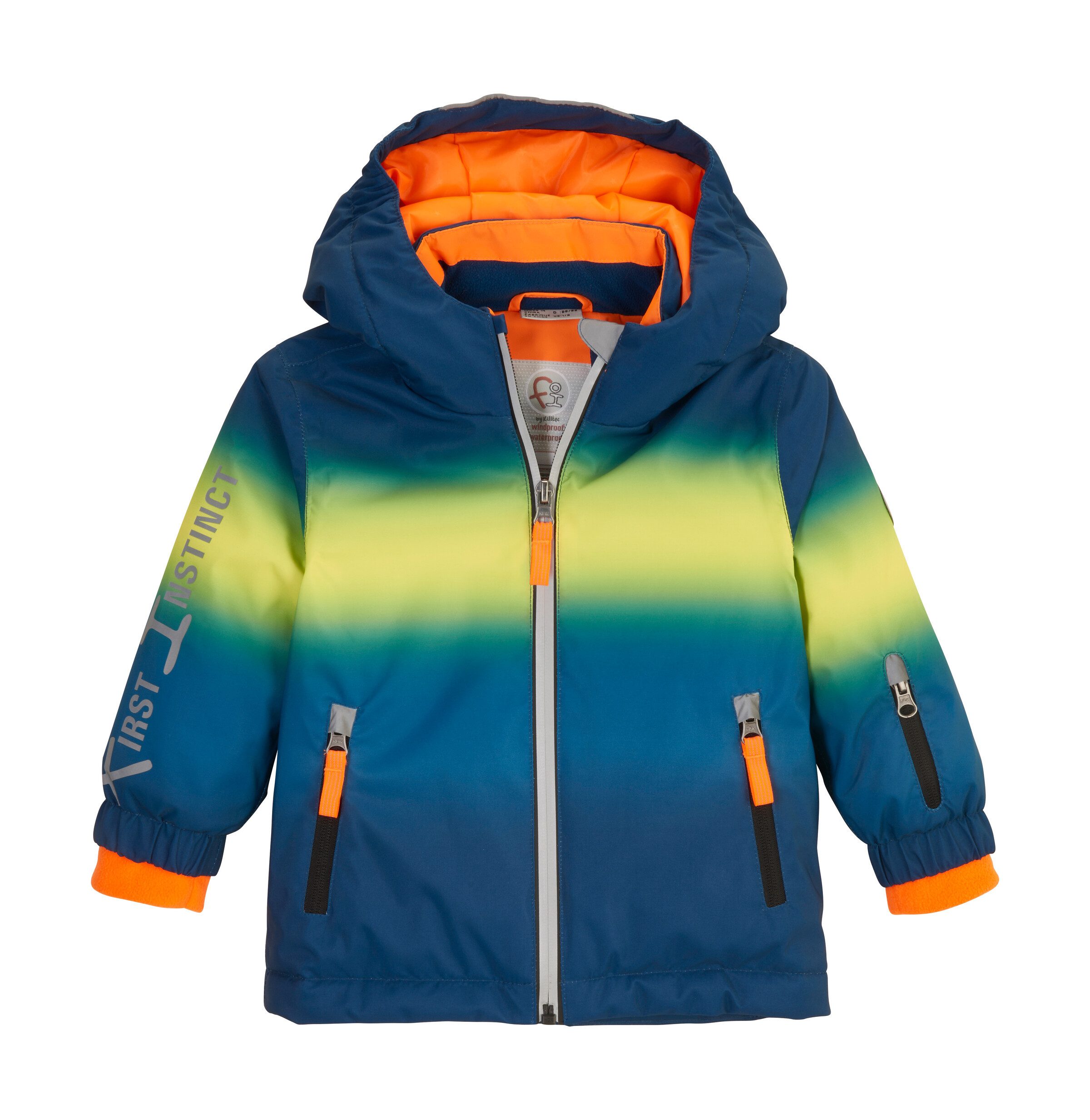 first instinct by killtec Skijacke FISW 37 MNS SKI JCKT Wasserdichte Winterjacke, warm gefüttert, reflektierende Elemente