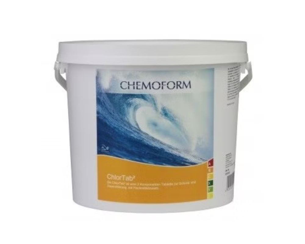 Chemoform Chlorgranulat Chemoform ChlorTab² 3 kg Langzeitchlortablette mit Schockdesinfektion
