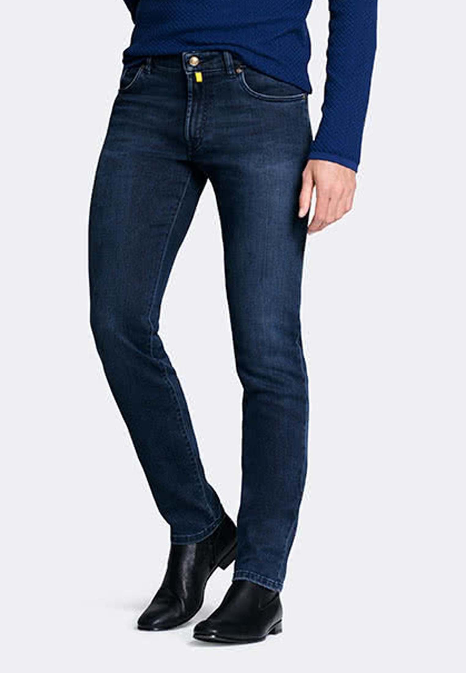 MMX Slim-fit-Jeans Phoenix mit Used-Waschung Dark blue
