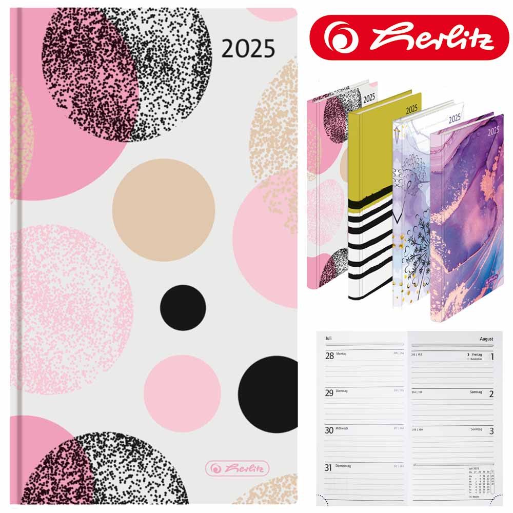 Herlitz Buchkalender Slimtimer Emotion 2025 Blasen