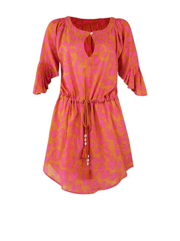 Barts Strandkleid Barts Azmina Kleid in pink Kordelzug in der Taille