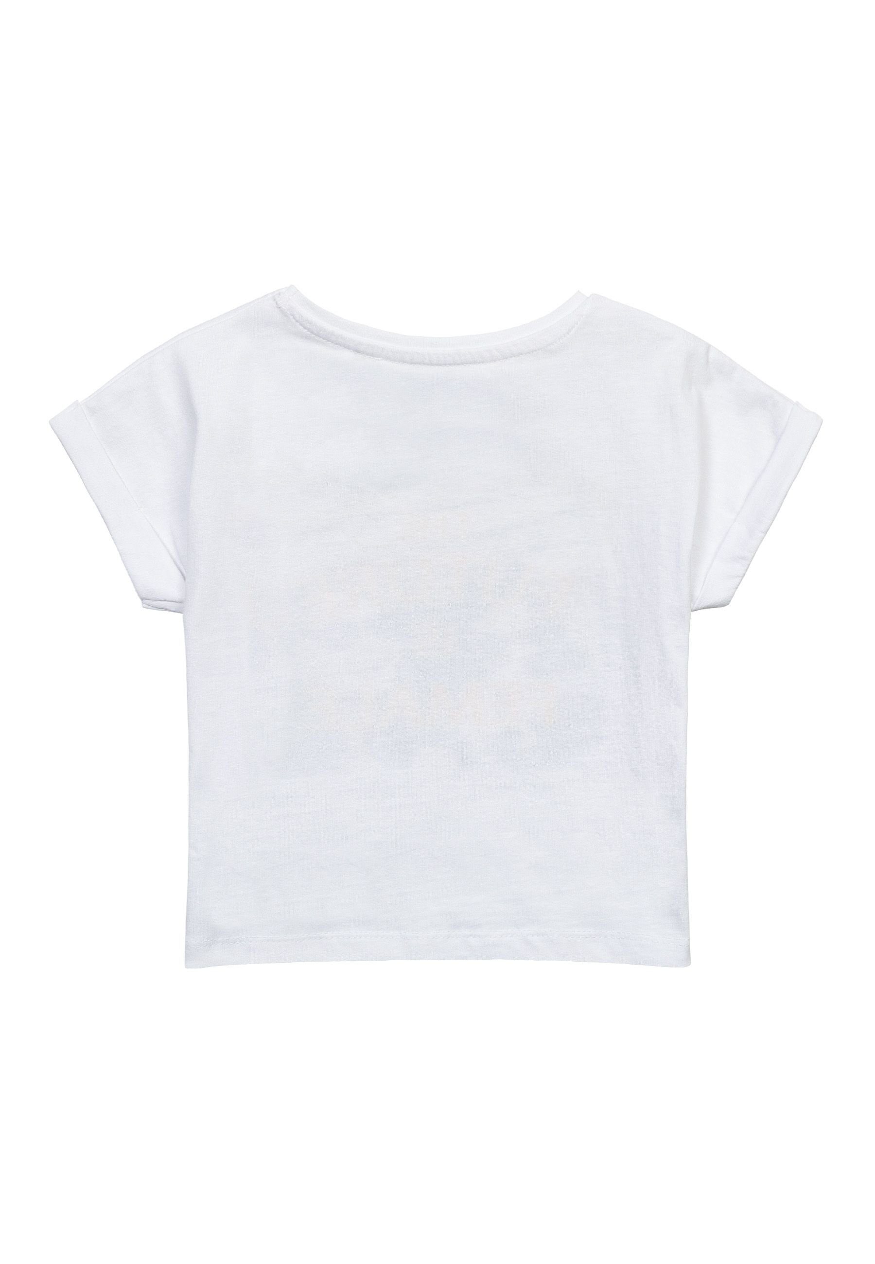 T-Shirt Weiß (3y-14y) MINOTI mit Grafik Loses T-Shirt
