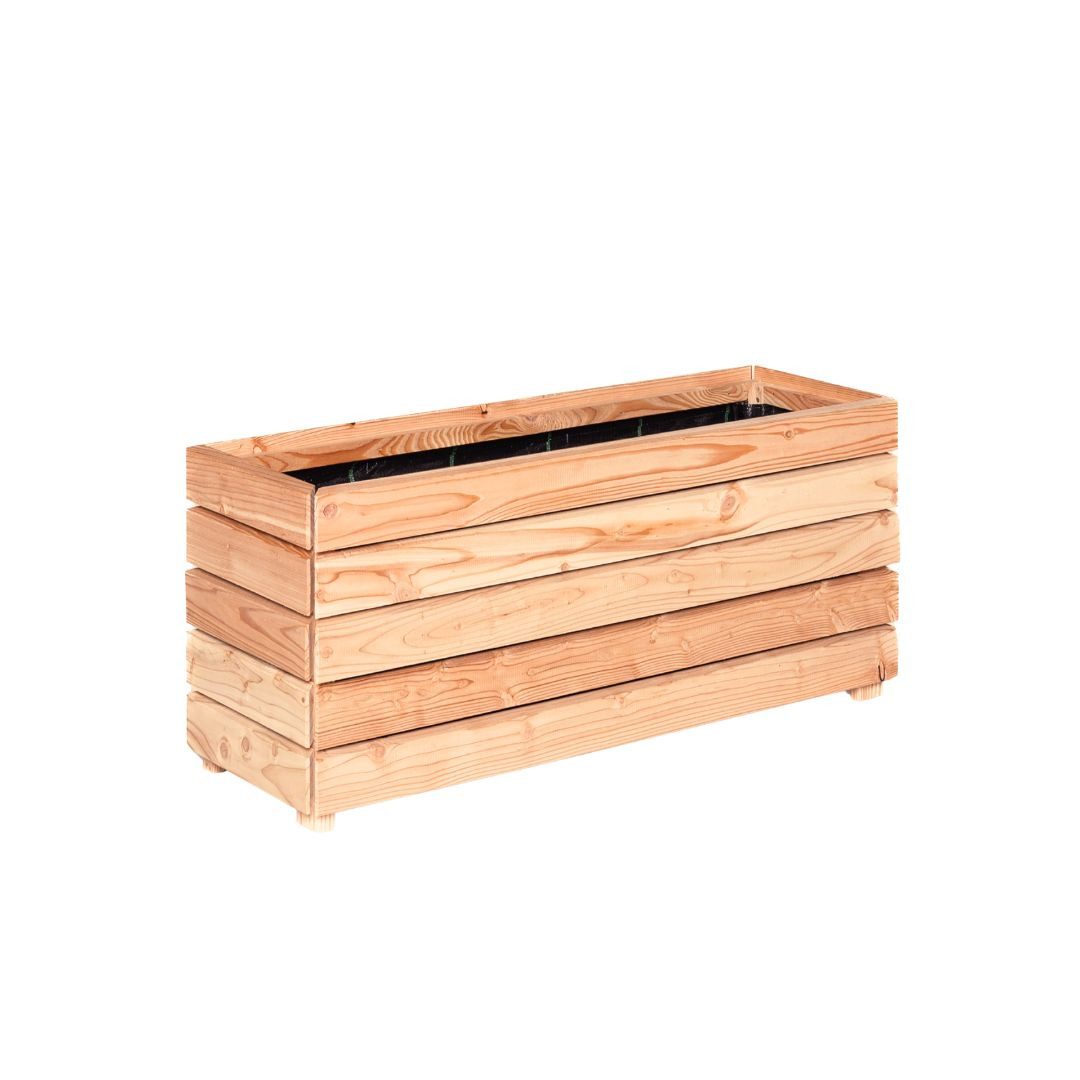 Mega-Holz Pflanzkübel Modulo aus Lärchenholz, Naturbelassen günstig online kaufen