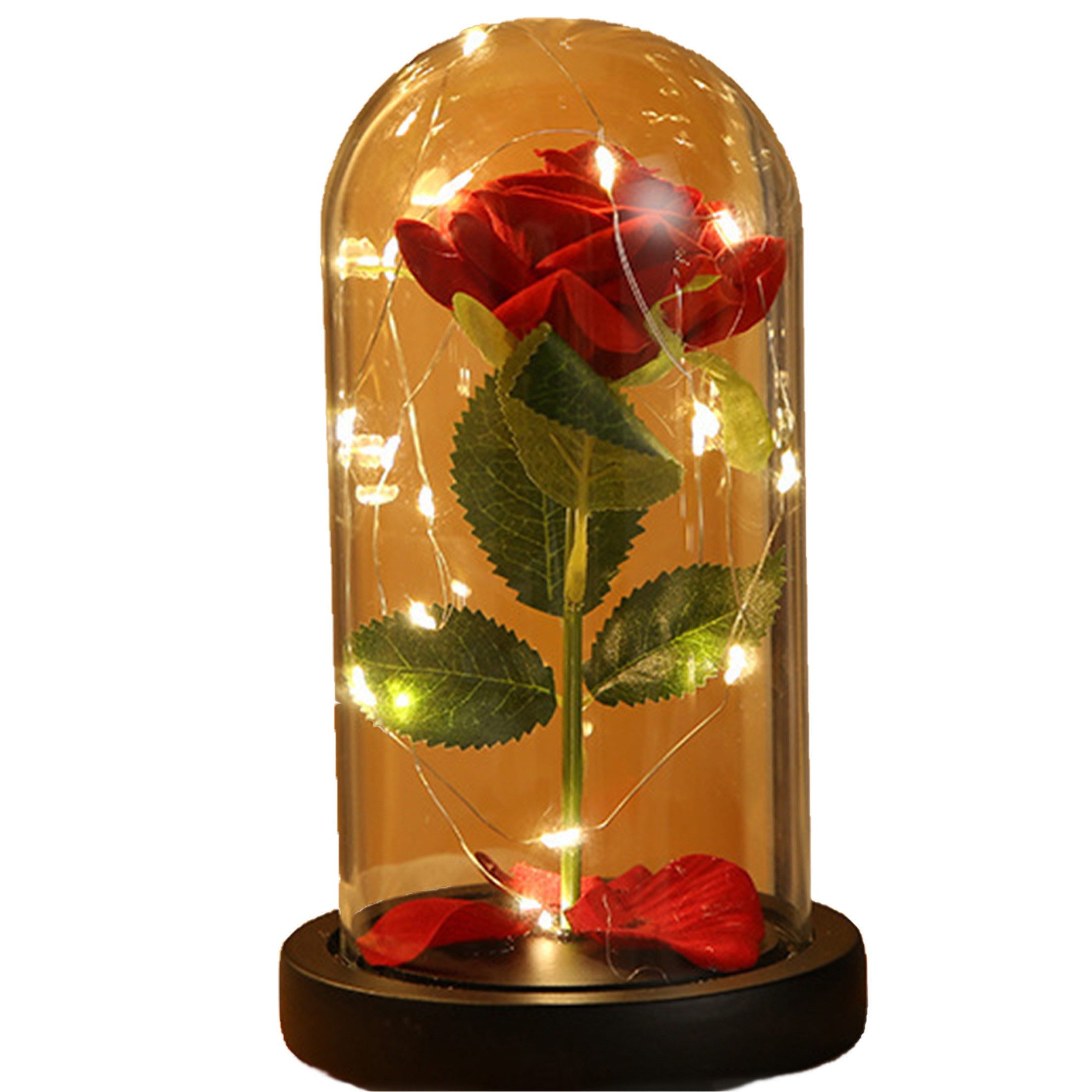 KINSI LED Dekolicht LED Rose Lampe,Romantische Stimmungsleuchte,Schreibtisc günstig online kaufen