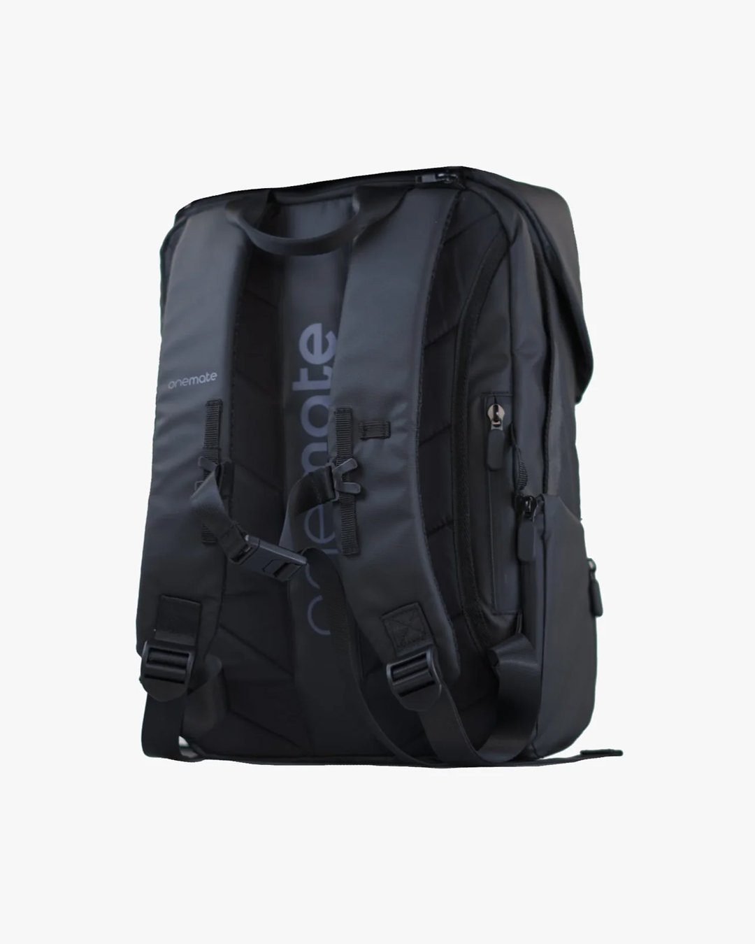 onemate Rucksack Backpack Mini / schwarz (1-tlg), 15 L mit austauschbarem Flap