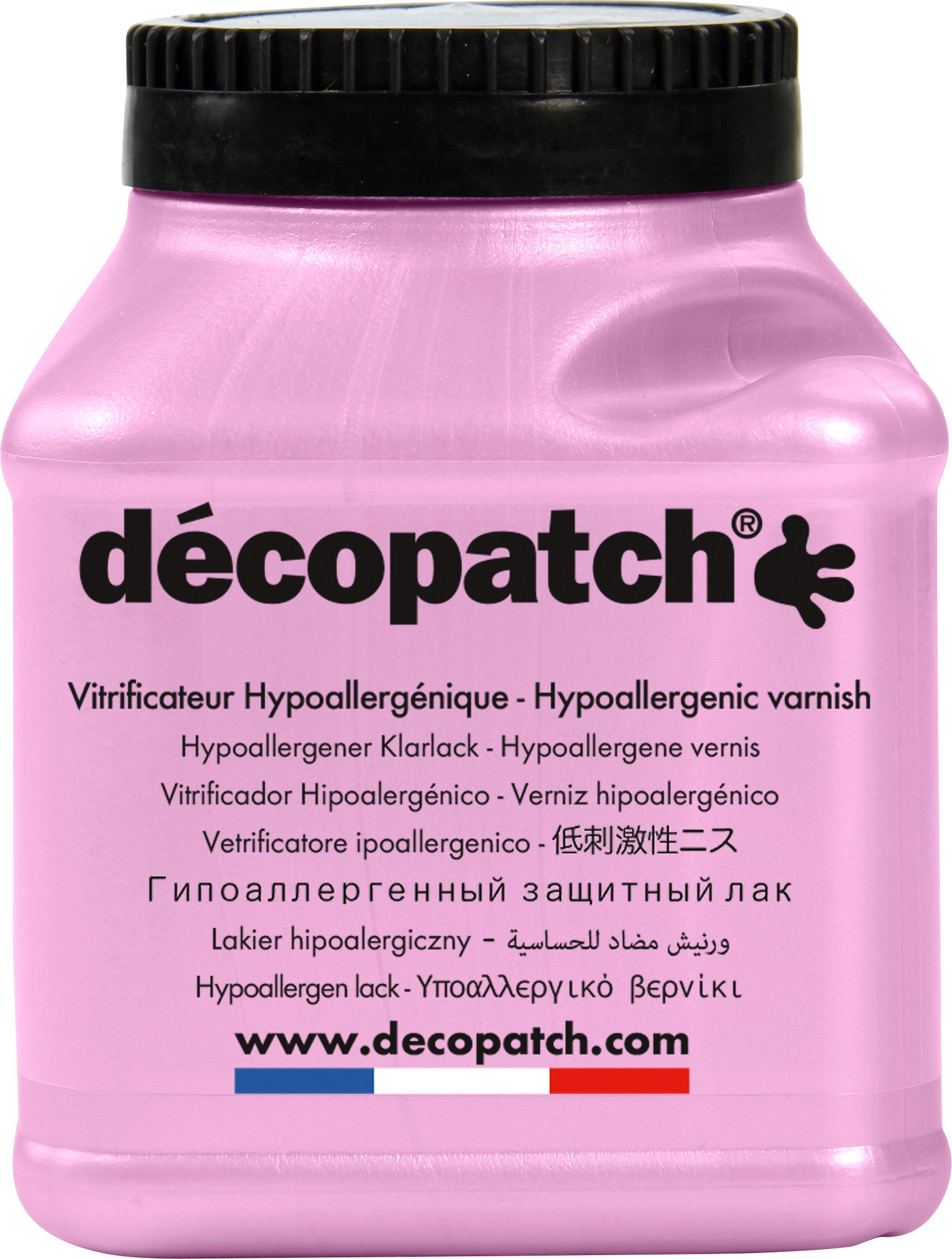 décopatch Bastelkleber Hypoallergener - hautverträglicher Klarlack, 180 m, 180 ml