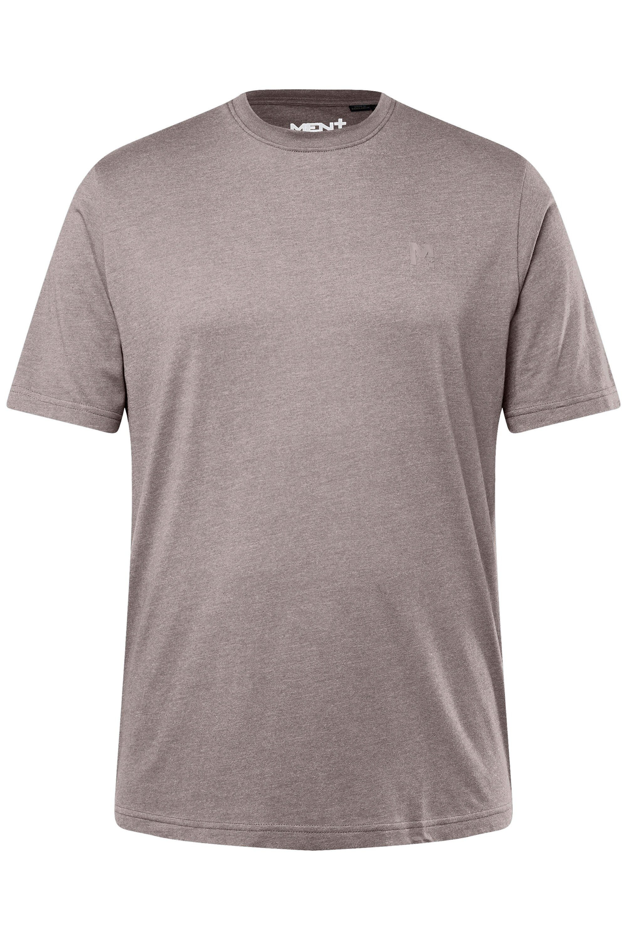 Men Plus T-Shirt Men+ T-Shirt Basic Halbarm Rundhals bis 8 XL günstig online kaufen