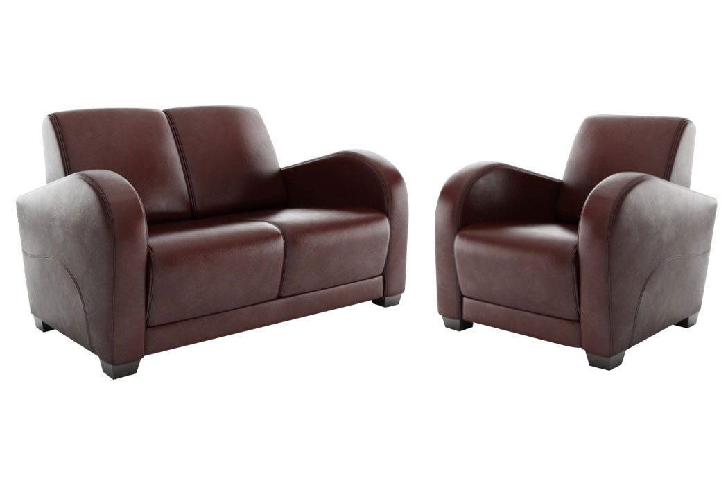 JVmoebel Sofa Italienisches Leder Sofagarnitur 2+1 Sitzer Couch Design, Made in Europe