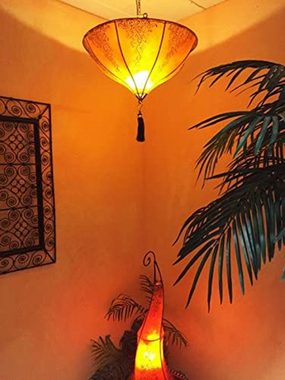 Marrakesch Orient & Mediterran Interior Deckenleuchte Orientalische Lampe Pendelleuchte Hängeleuchte Dilay 49cm Groß, ohne Leuchtmittel, Handarbeit