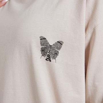 Smilodox T-Shirt Payton Oversize, 100% Baumwolle