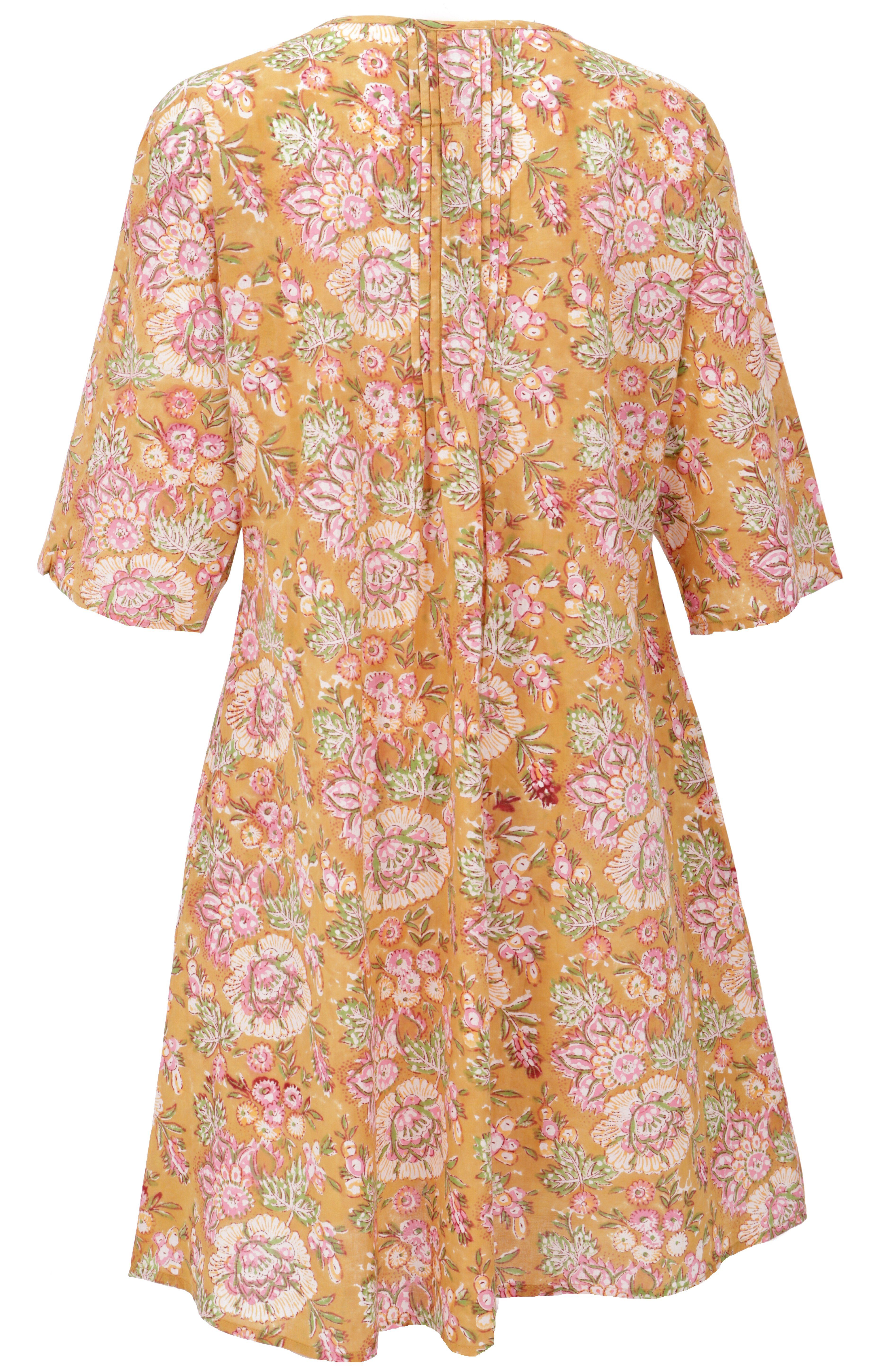 Guru-Shop Midikleid Boho Maxitunika, sommerliches Minikleid günstig online kaufen
