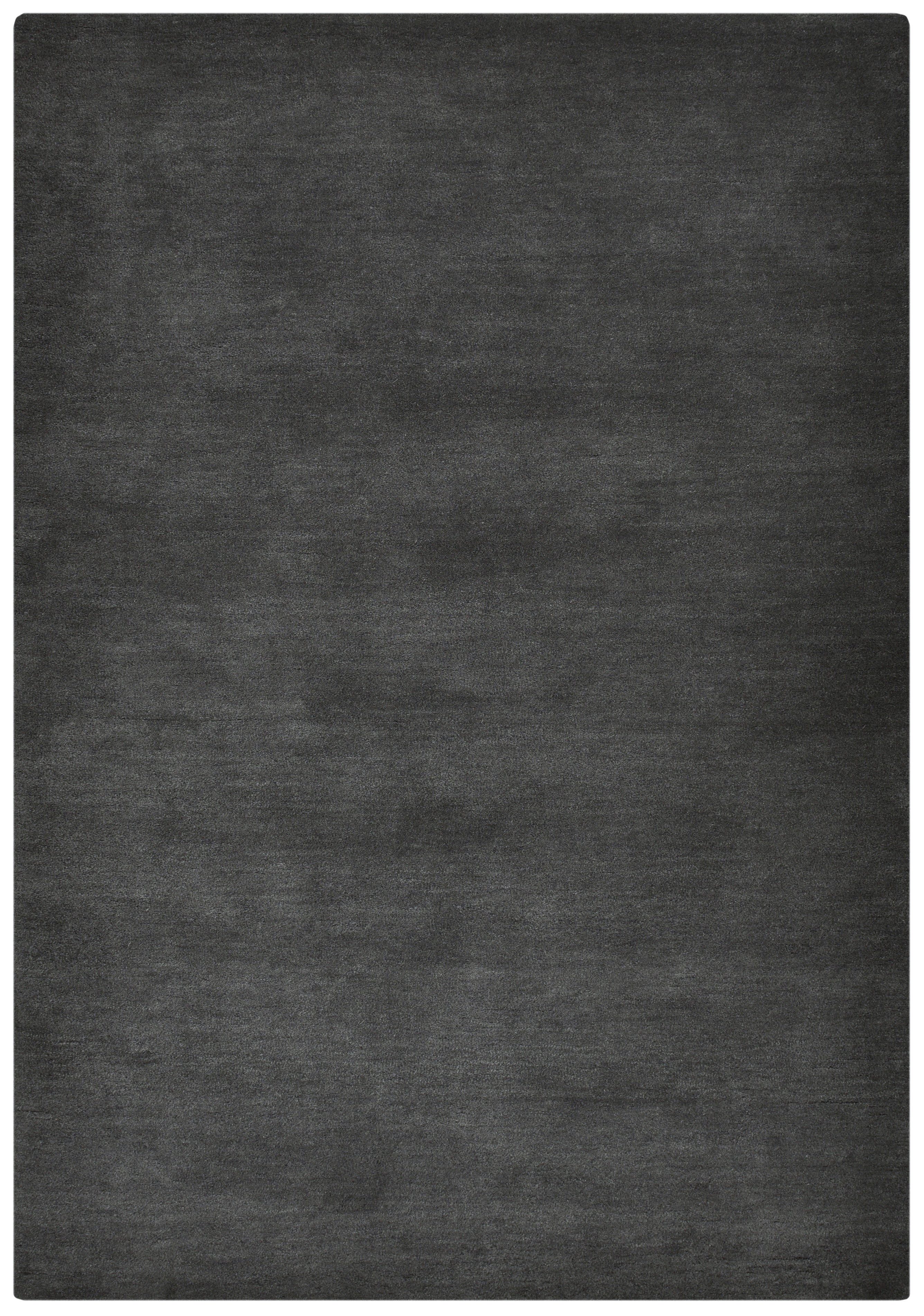 OTTO home Wollteppich Gabbo Natur, Handgefertigt, Teppich, reine Wolle, meliert, rechteckig, Höhe: 14 mm, reine Wolle, Uni, Wohnzimmer, Schlafzimmer, Esszimmer