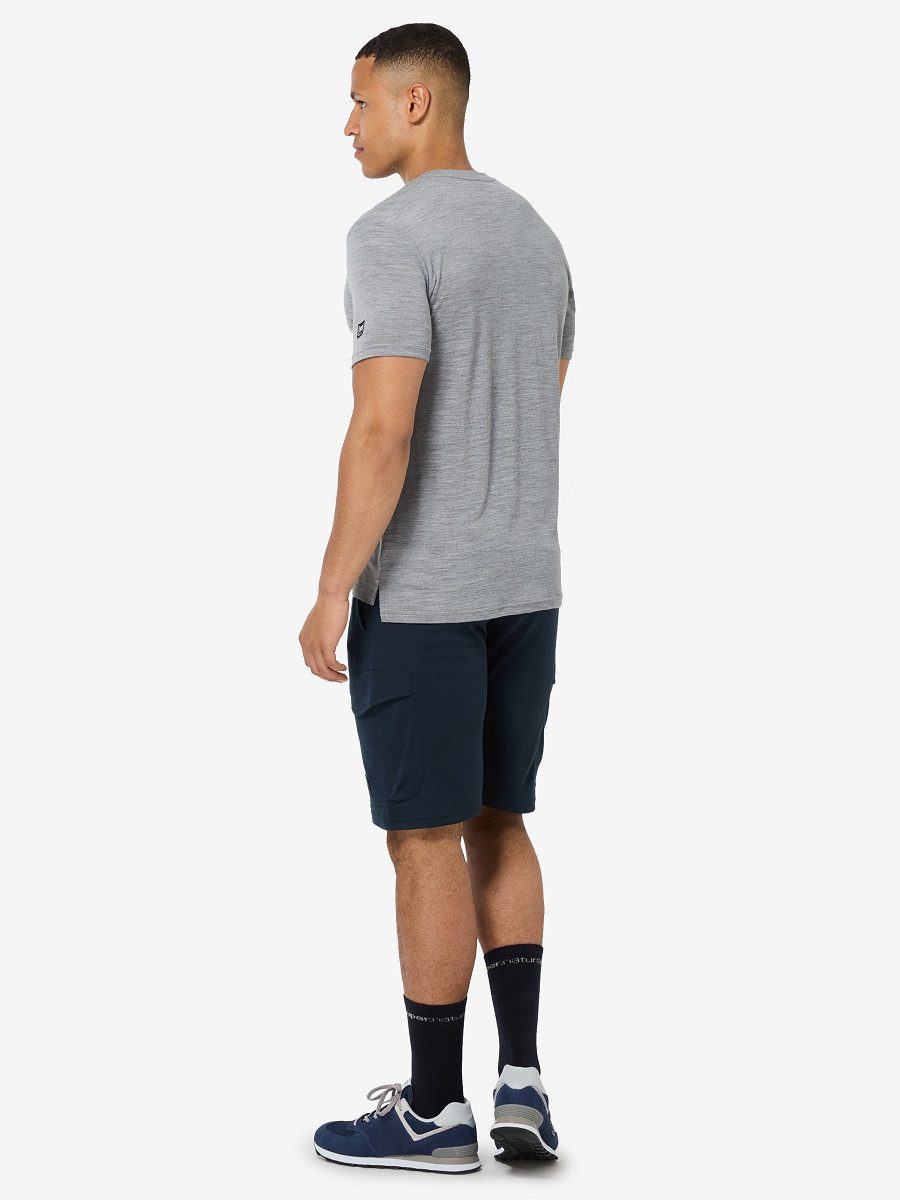 SUPER.NATURAL Print-Shirt für Herren, Merino VINTAGE BIKE TEE Bike Motivation Motiv, atmungsaktiv