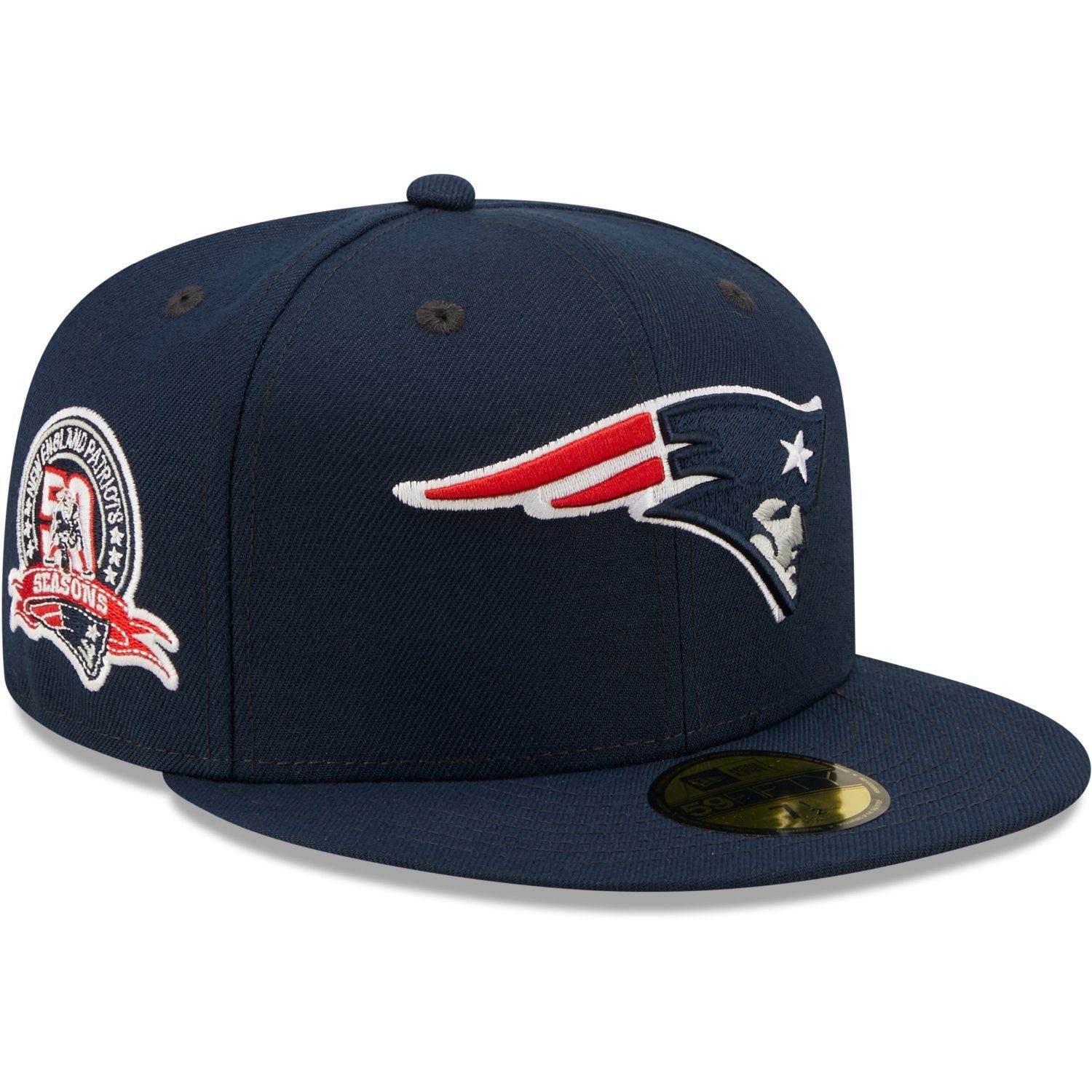 New Era Fitted Cap 59Fifty New England Patriots 50 Years