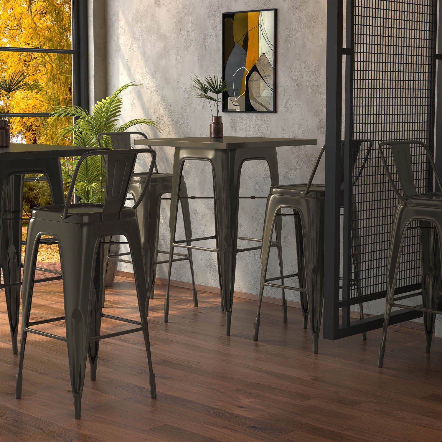 GGMMÖBEL Gartenlounge-Hocker California (2 St)