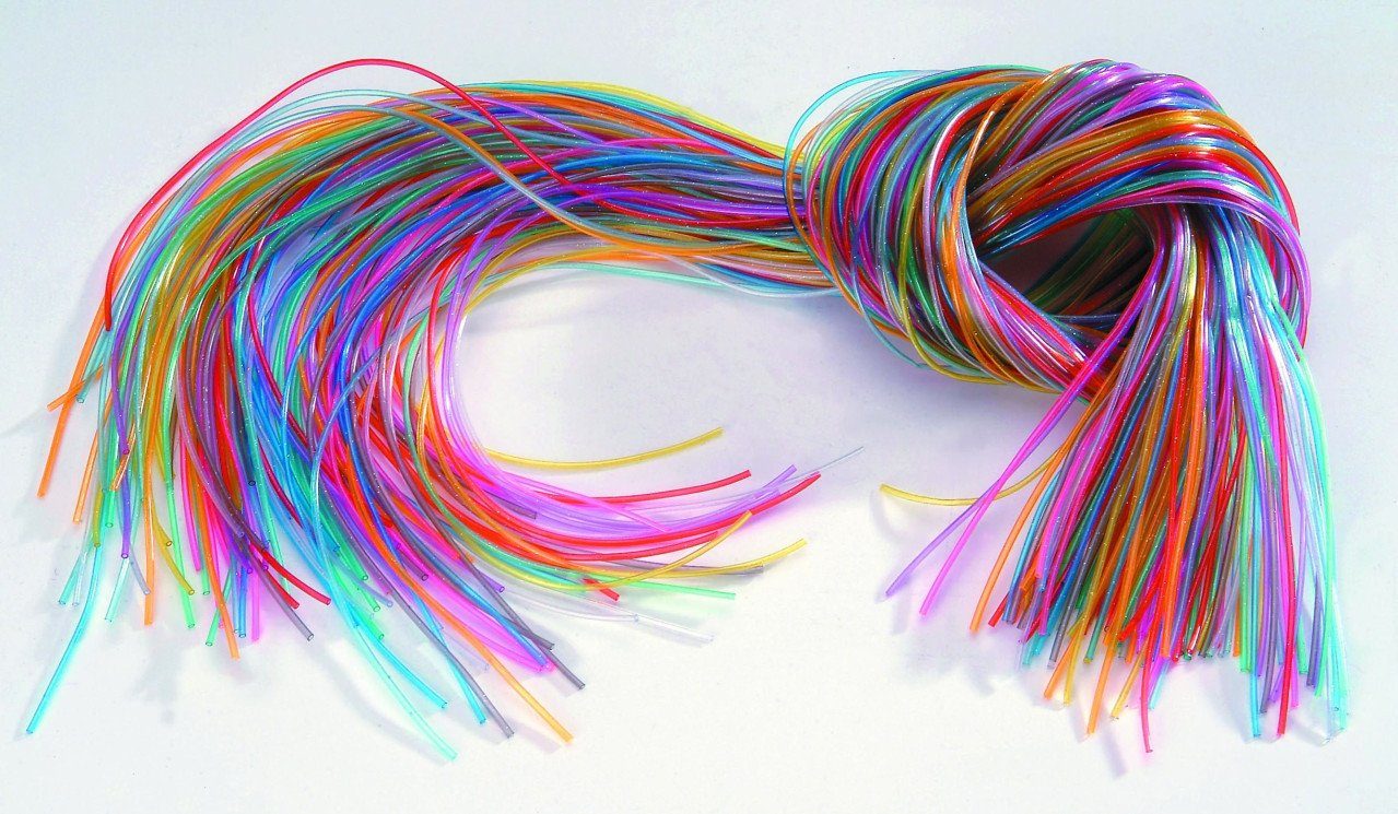 Glorex Bastelnaturmaterial Glorex Colour Strips Glitter 100 cm, 20 Stück