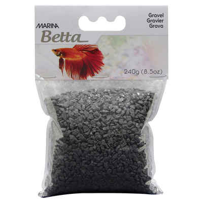 Marina Aquarien-Substrat Betta Aquarienkies Black Epoxy Gravel 240 g