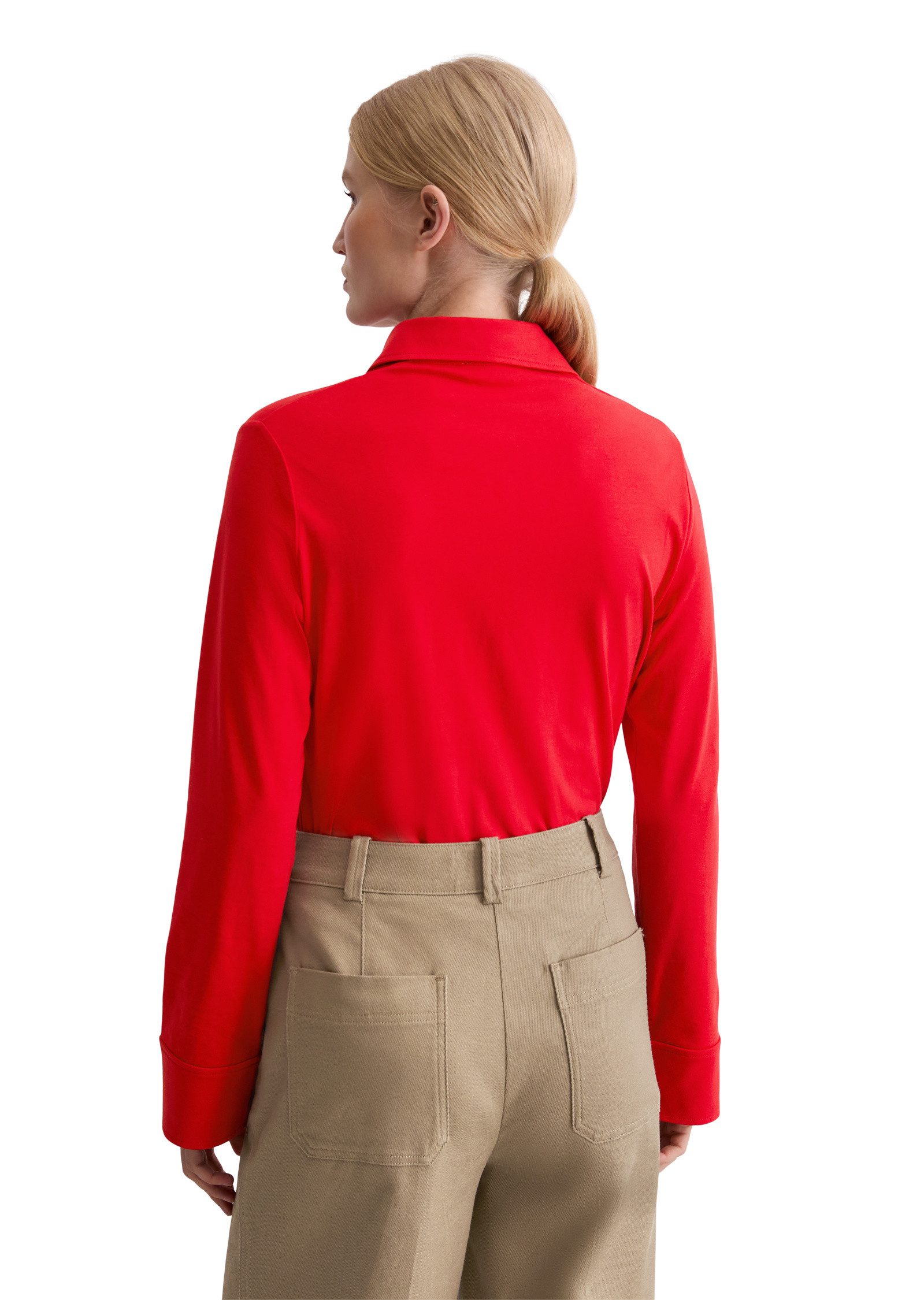 Marc O'Polo Langarmbluse aus Organic-Cotton-Stretch