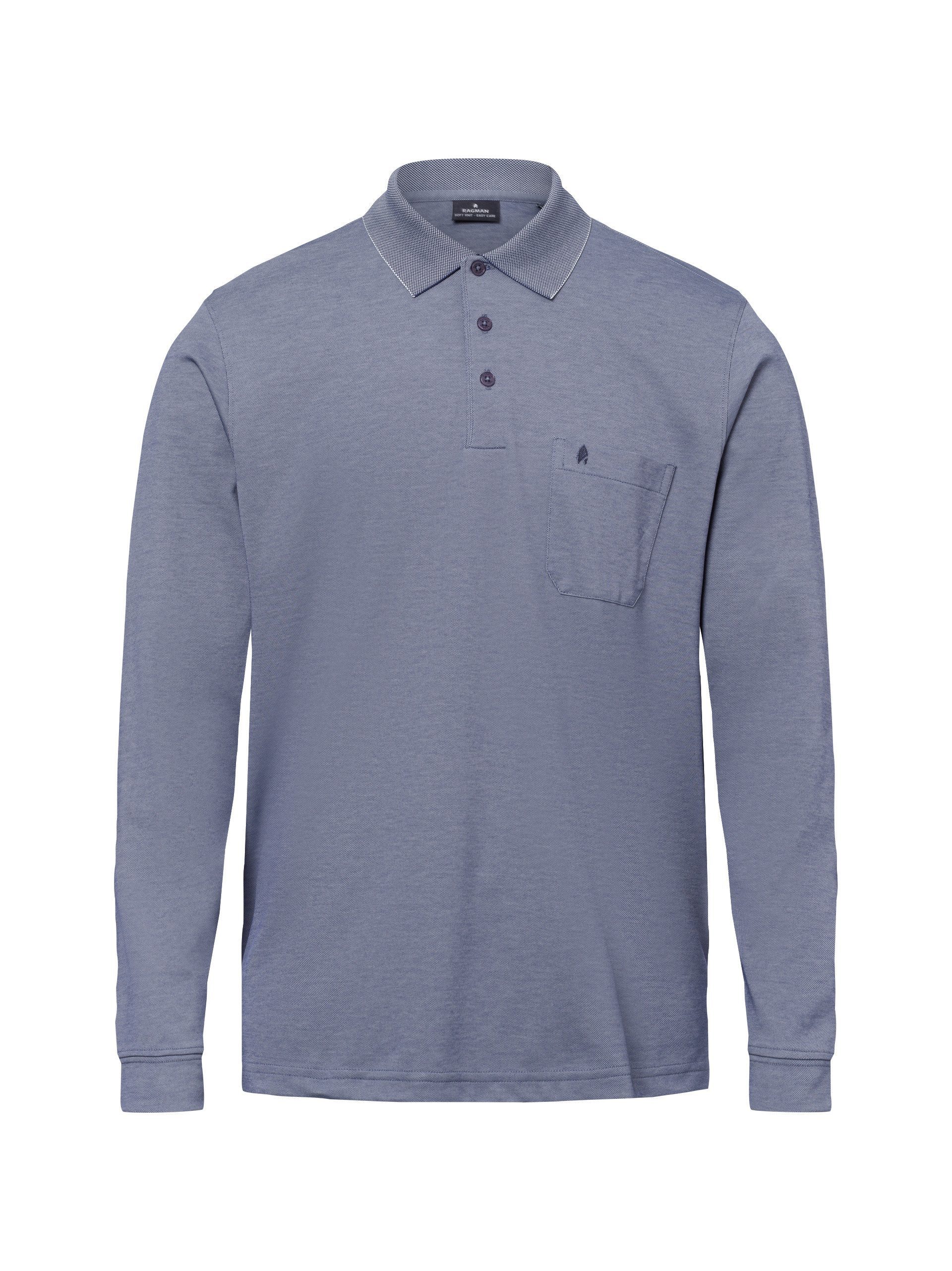 Langarm-Poloshirt