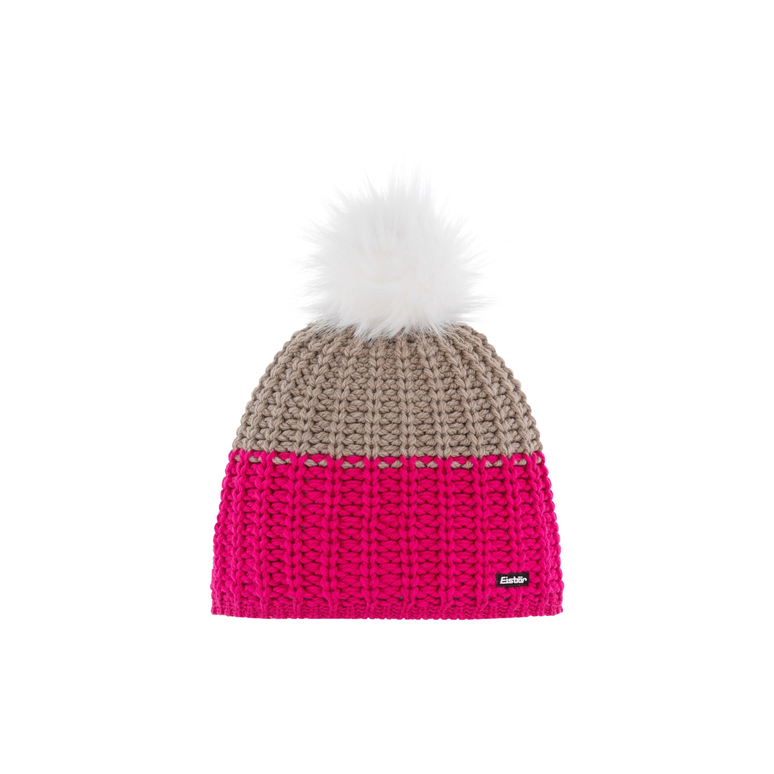 Eisbär Beanie Focus Lux MÜ PITTIPINK-PITTIPINK-BEIGEM/WEI
