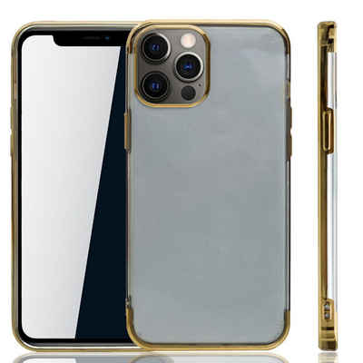 König Design Handyhülle Apple iPhone 12 Pro Max, Apple iPhone 12 Pro Max Handyhülle Bumper Backcover Gold