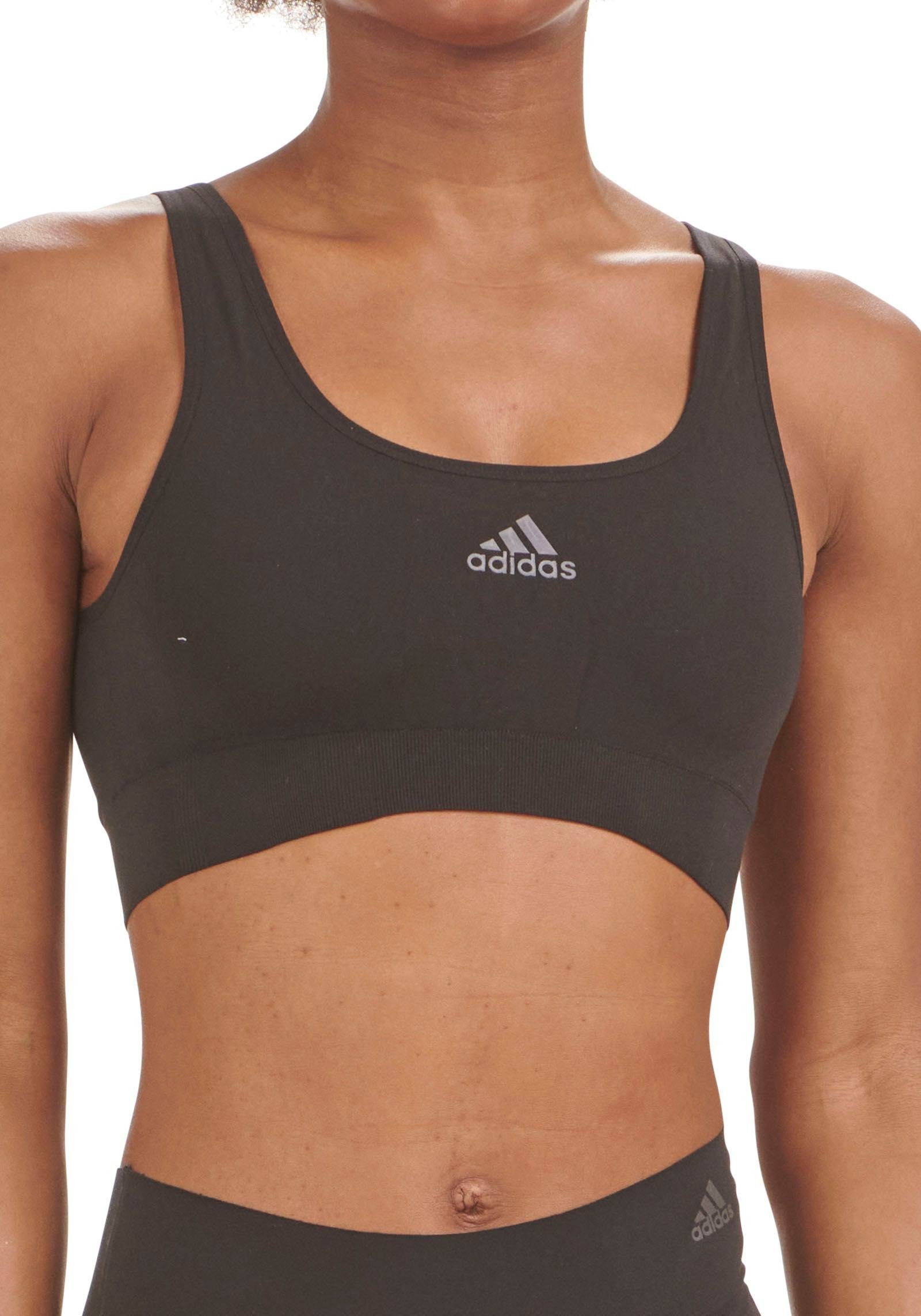 adidas Sportswear Bustier "Active Seamless Micro Stretch" multi-directional Strech und Form beibehaltend, herausnehmbare Pads