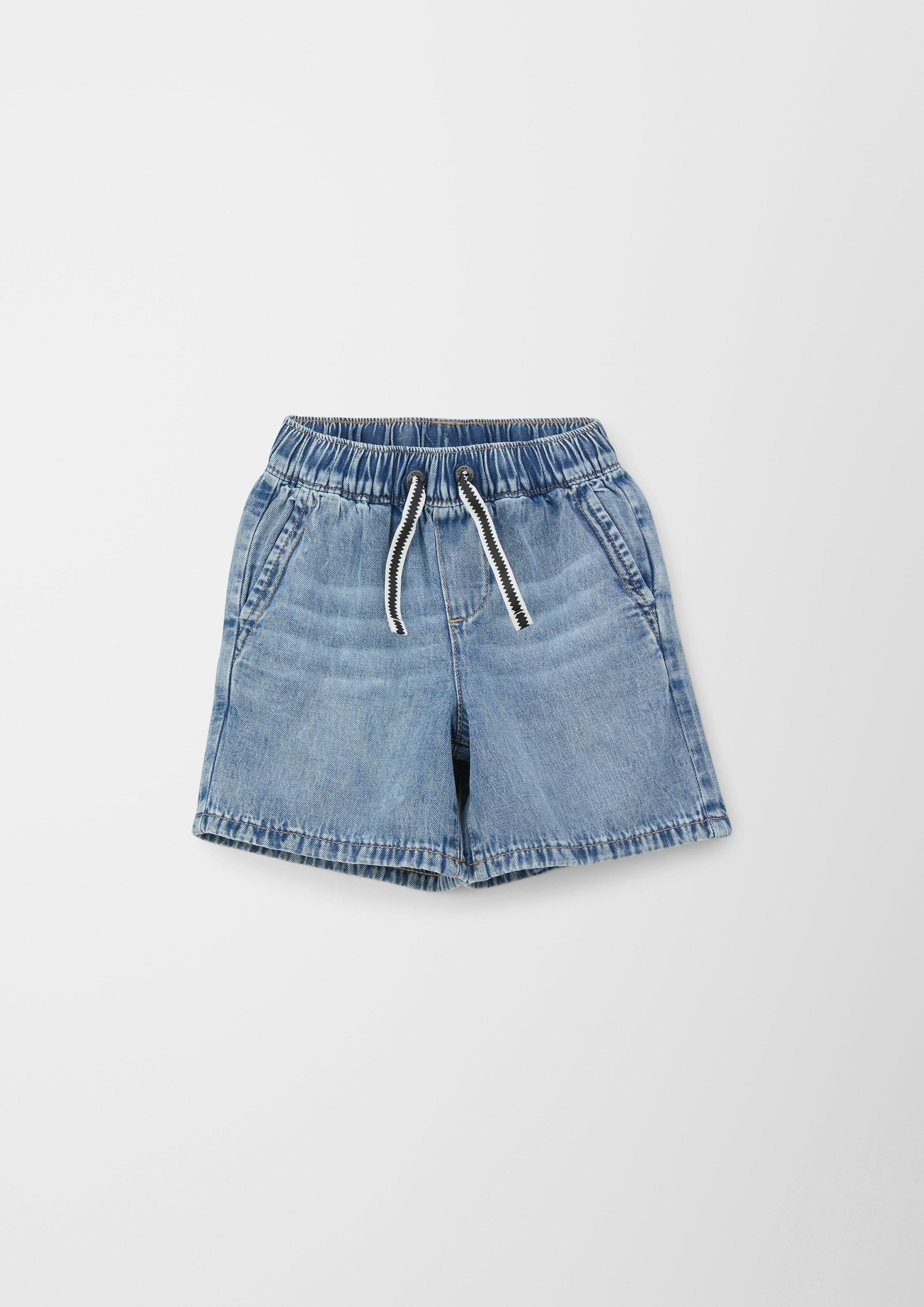 s.Oliver Jeansshorts Bermuda-Jeans / Low Rise / Straight Leg / Elastikbund