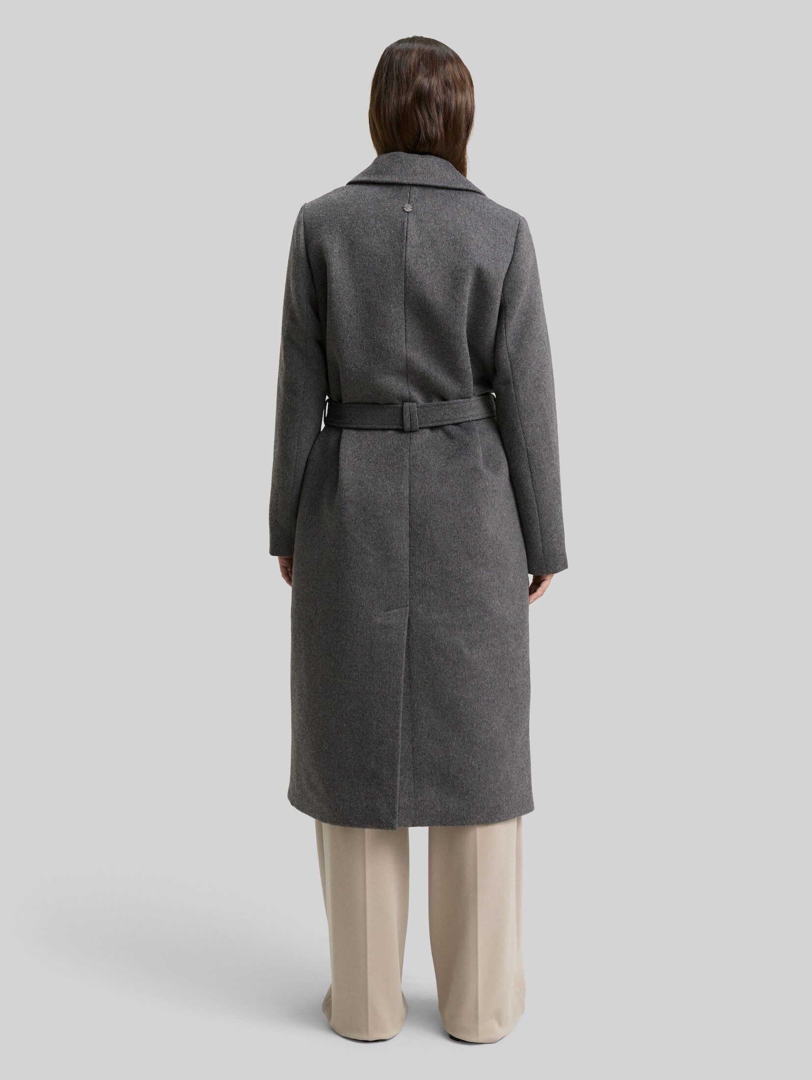 TOM TAILOR Kurzmantel Jacken Wollmantel mit Gürtel