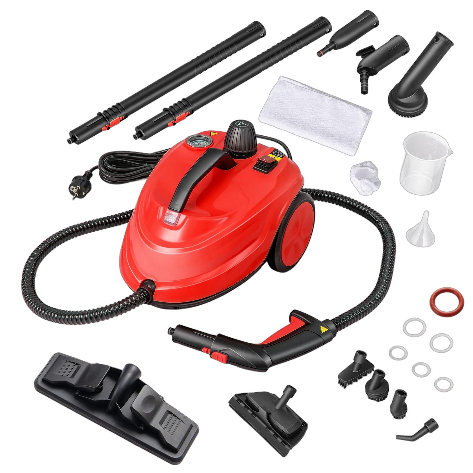 COSTWAY Пароочистители, 2000,00 W, 1,8 L Tank, 13 Zubehörteile, bis 108m²