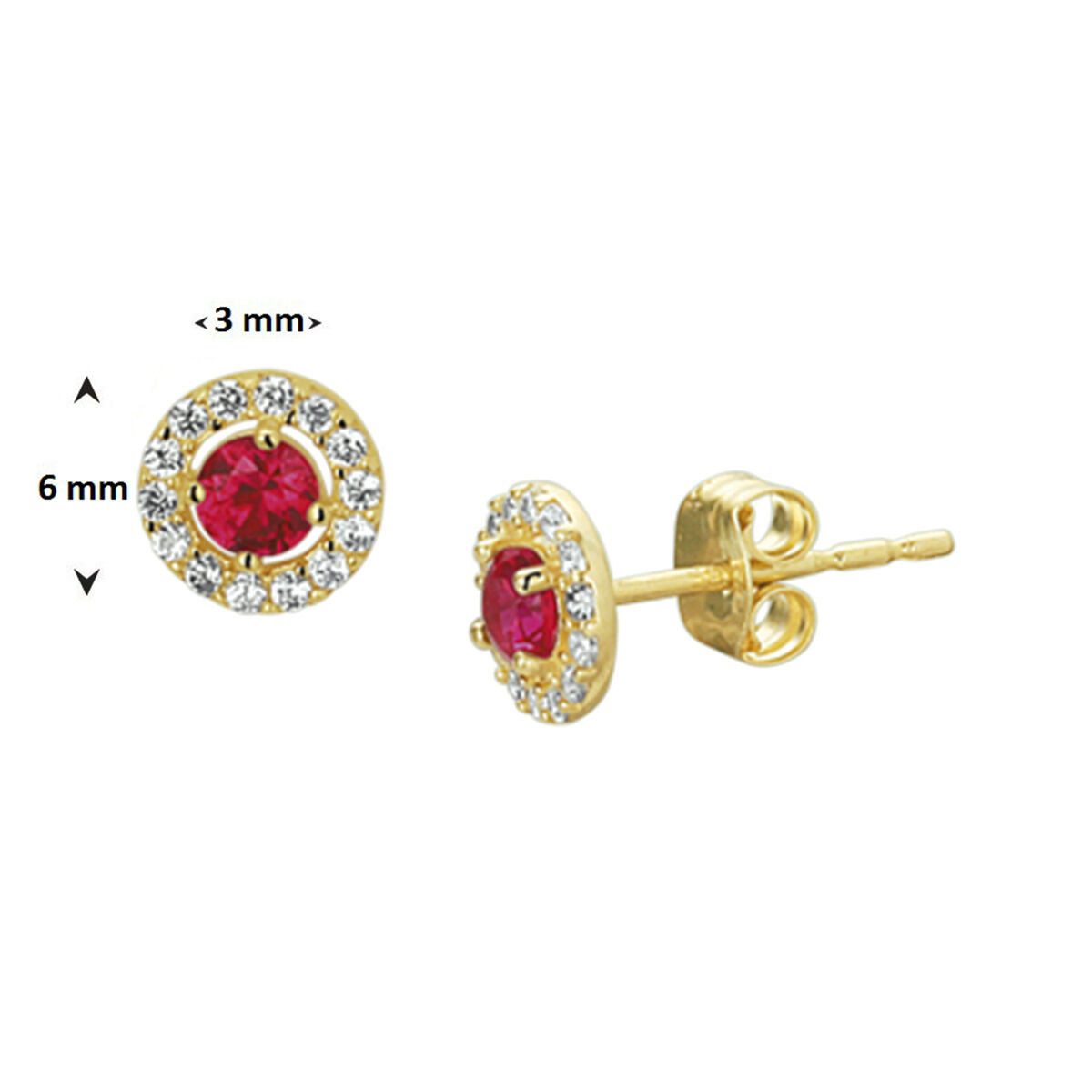 NICEANDnoble Paar Ohrstecker 585er Gelbgold Ohrstecker günstig online kaufen