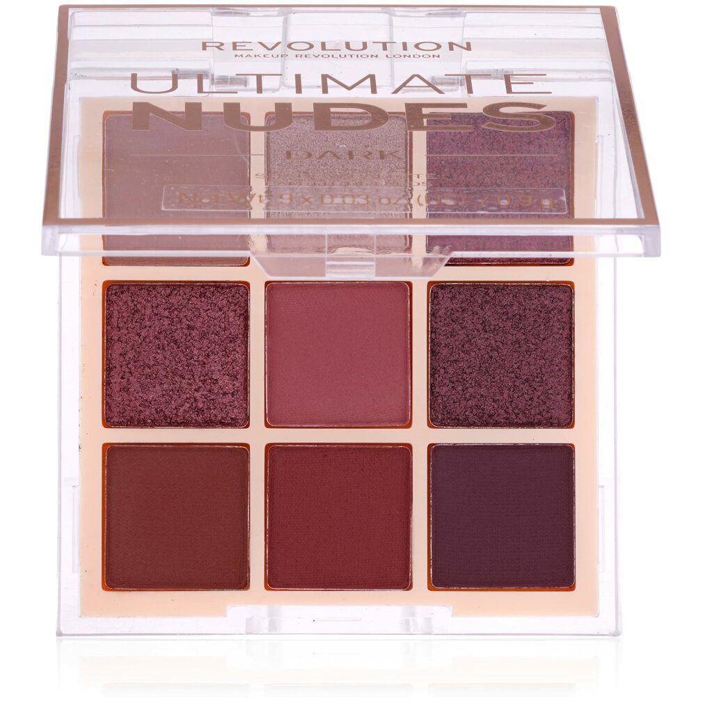 Revolution Lidschatten Makeup Ultimate Nudes Shadow Palette Dark