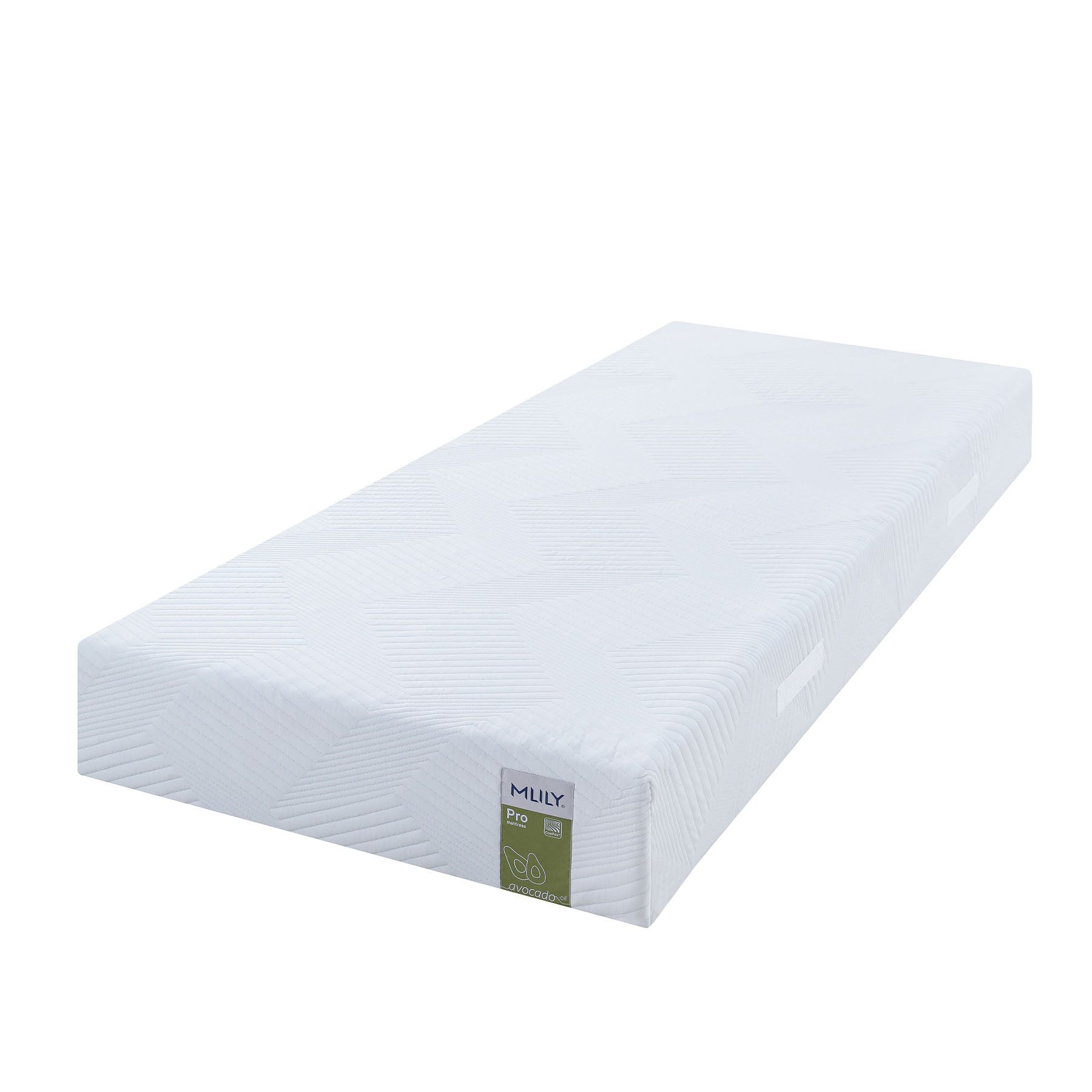 Kaltschaummatratze MLILY Pro Kaltschaummatratze H3, 7-Zonen, 22 cm, MLILY, 22 cm hoch, CoolFlex Schaum, Blue Flow mit AIRCELL und waschbarer Bezug