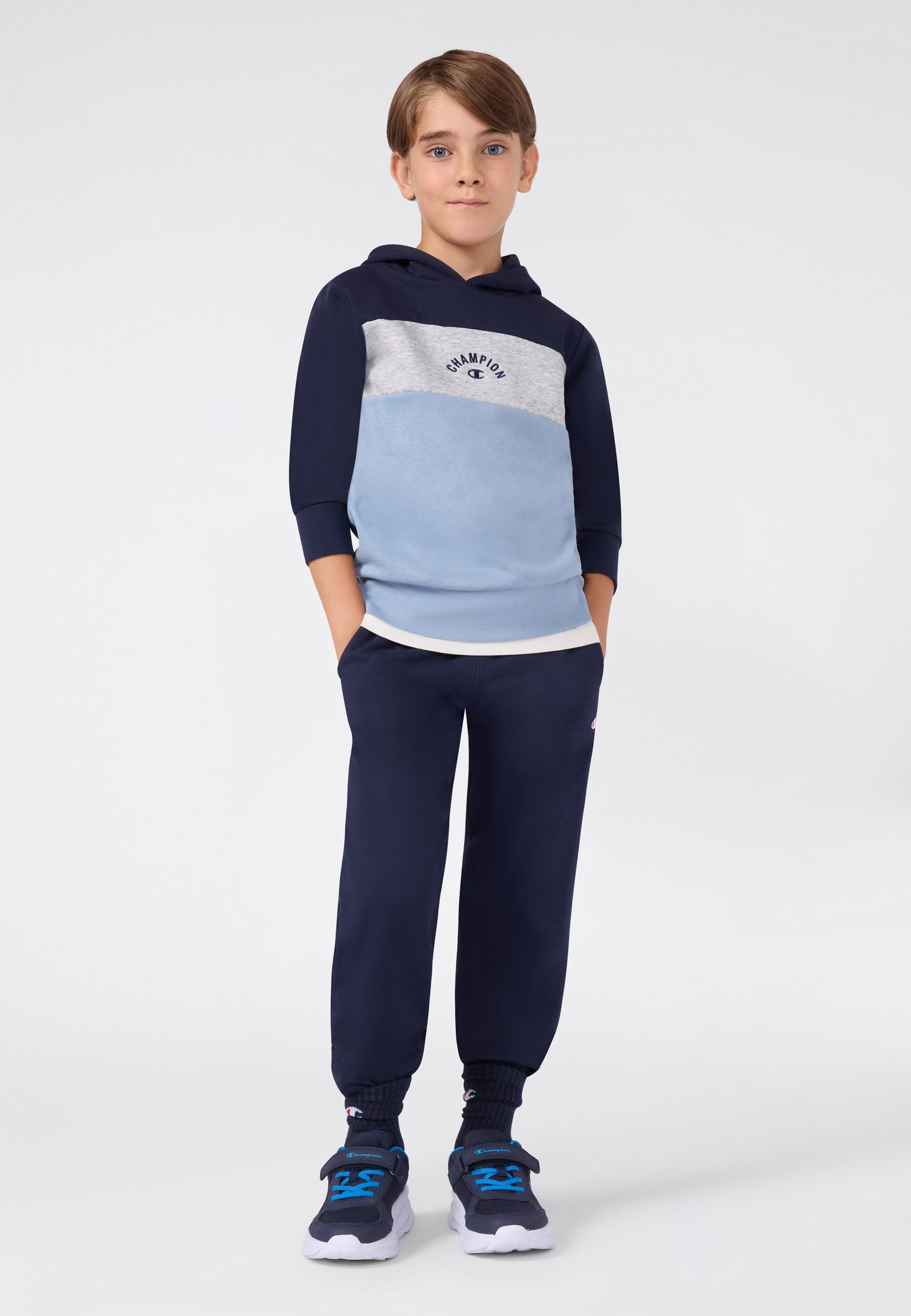 Champion Kapuzensweatshirt mit farblich passender Fütterung, aus Baumwolle und Polyester – Bild 2 von 4