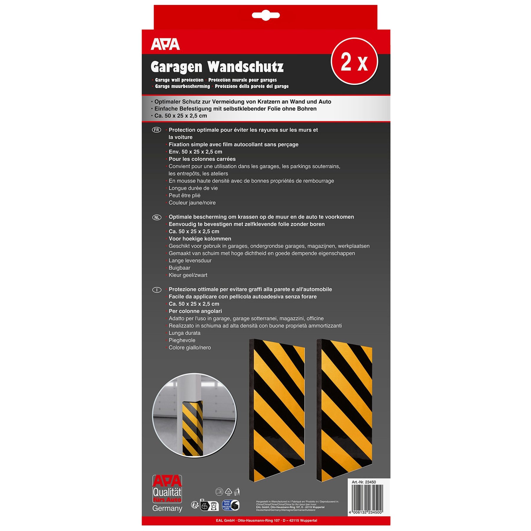 APA Garagen-Wandschutz APA Garagen Wandschutz, 23450, eckig