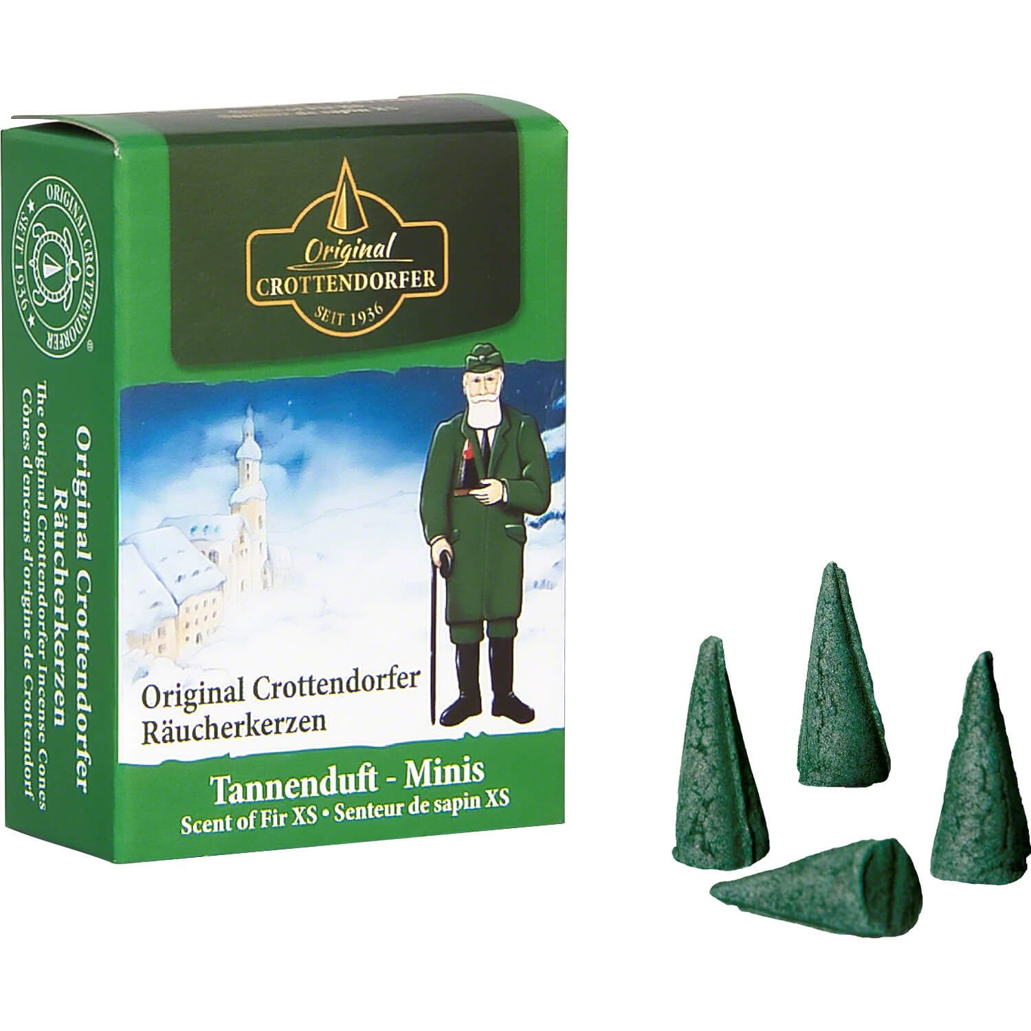 Crottendorfer Фигурка курильщик Crottendorfer Räucherkerzen - Tannenduft - Minis von Crottendorfer