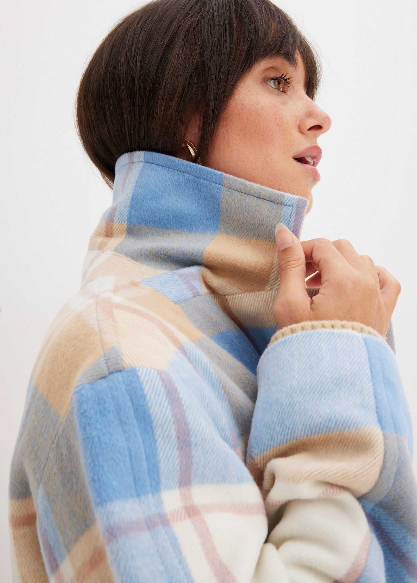 bonprix Langmantel Oversize-Mantel n Wolloptik günstig online kaufen