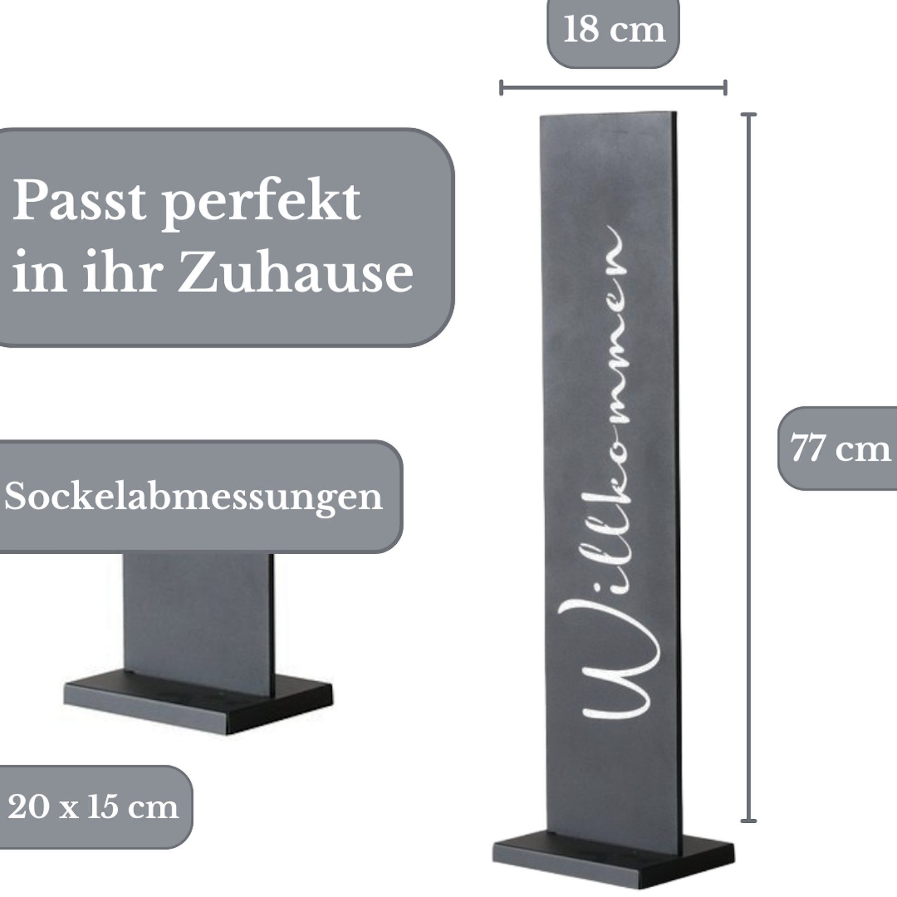 Topanbieter999 Dekoobjekt Gartenschild Haustürdeko – Bild 2 von 5