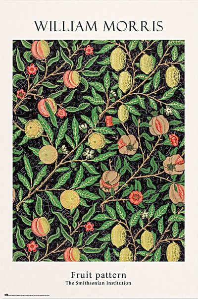 Grupo Erik Poster Fruit Pattern Poster William Morris 61 x 91,5 cm