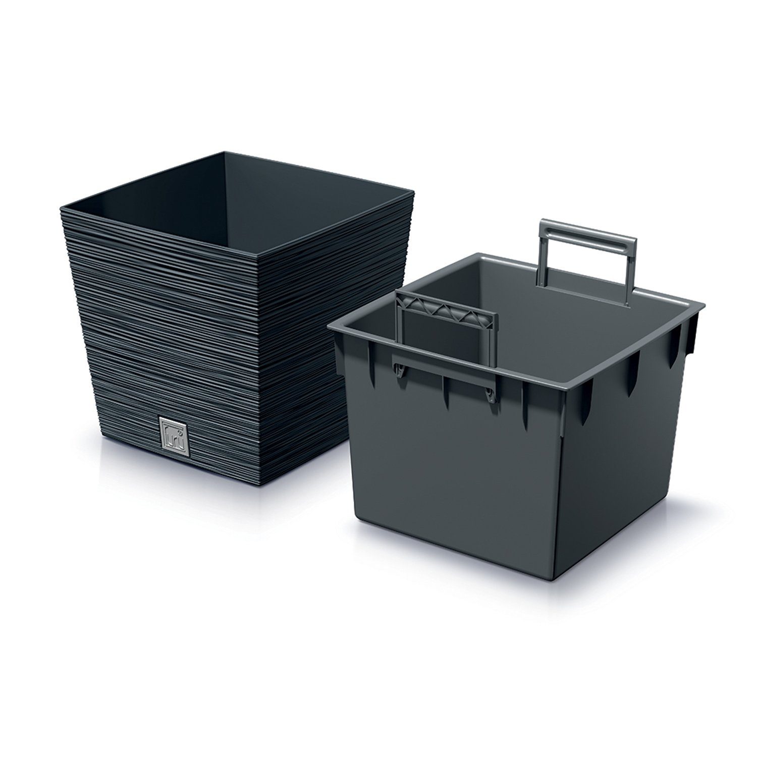 Prosperplast Blumentopf, Furu Square Low Einsatztopf günstig online kaufen