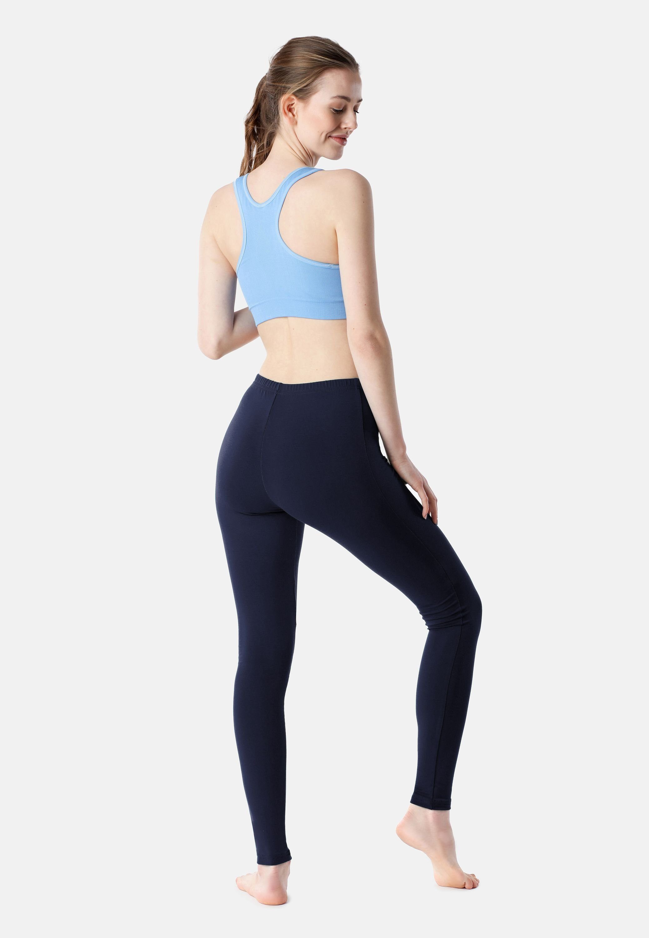 Bellivalini Leggings Damen Lange Hose Freizeithose mit bequemem Bund BLV50-203 (1-tlg) aus Viskose