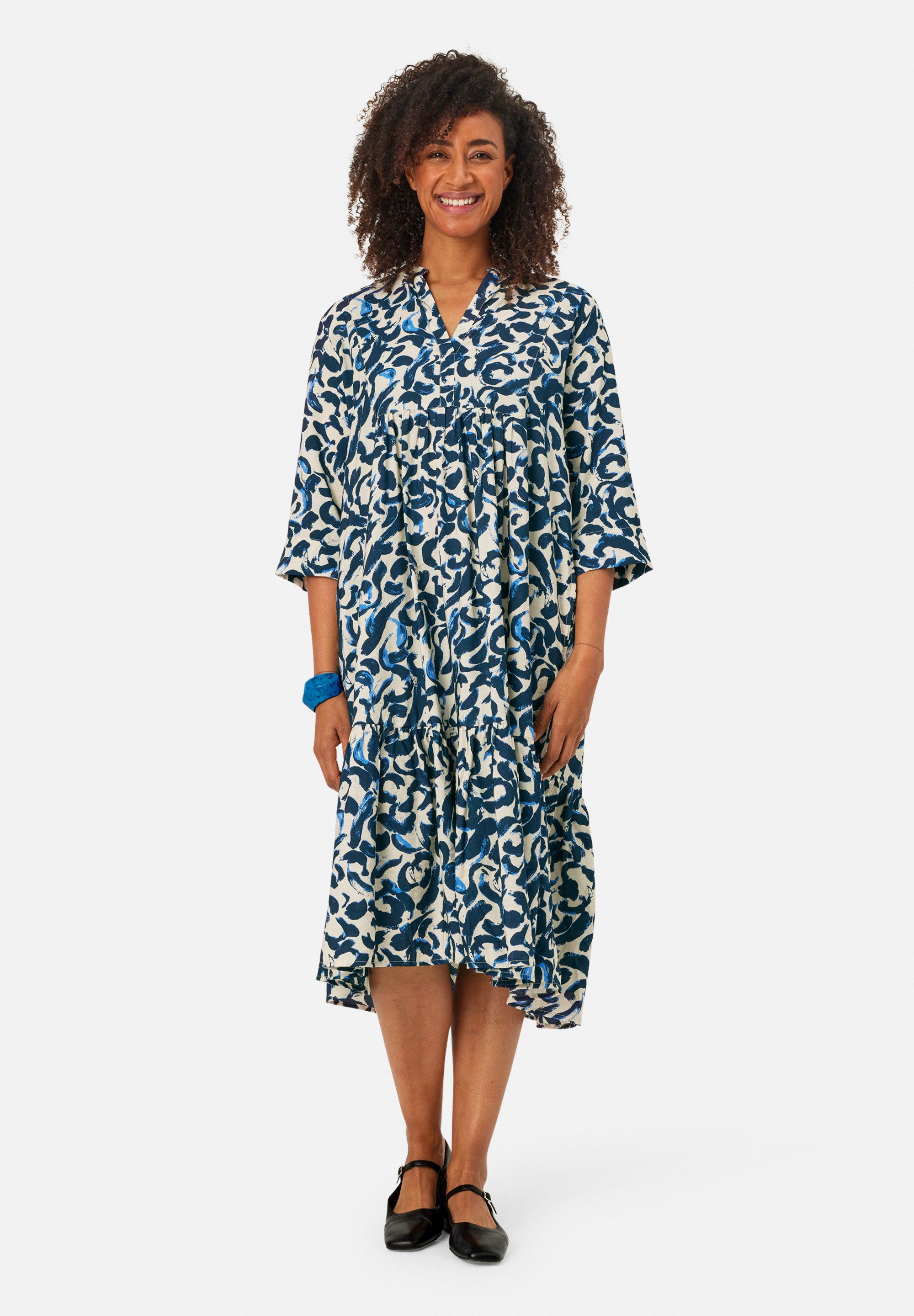 Masai Blusenkleid MaNitzan Kleiner Schlitz am günstig online kaufen