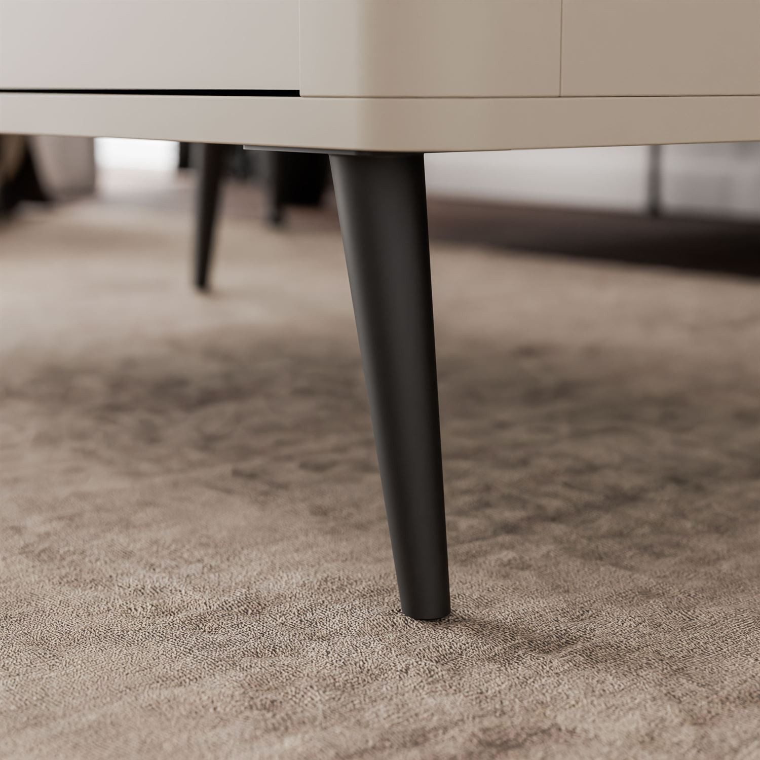 Lookway Couchtisch AUTUMN mit verschließbarem Fach unter der Tischplatte, 100x42x60 cm – Bild 5 von 5