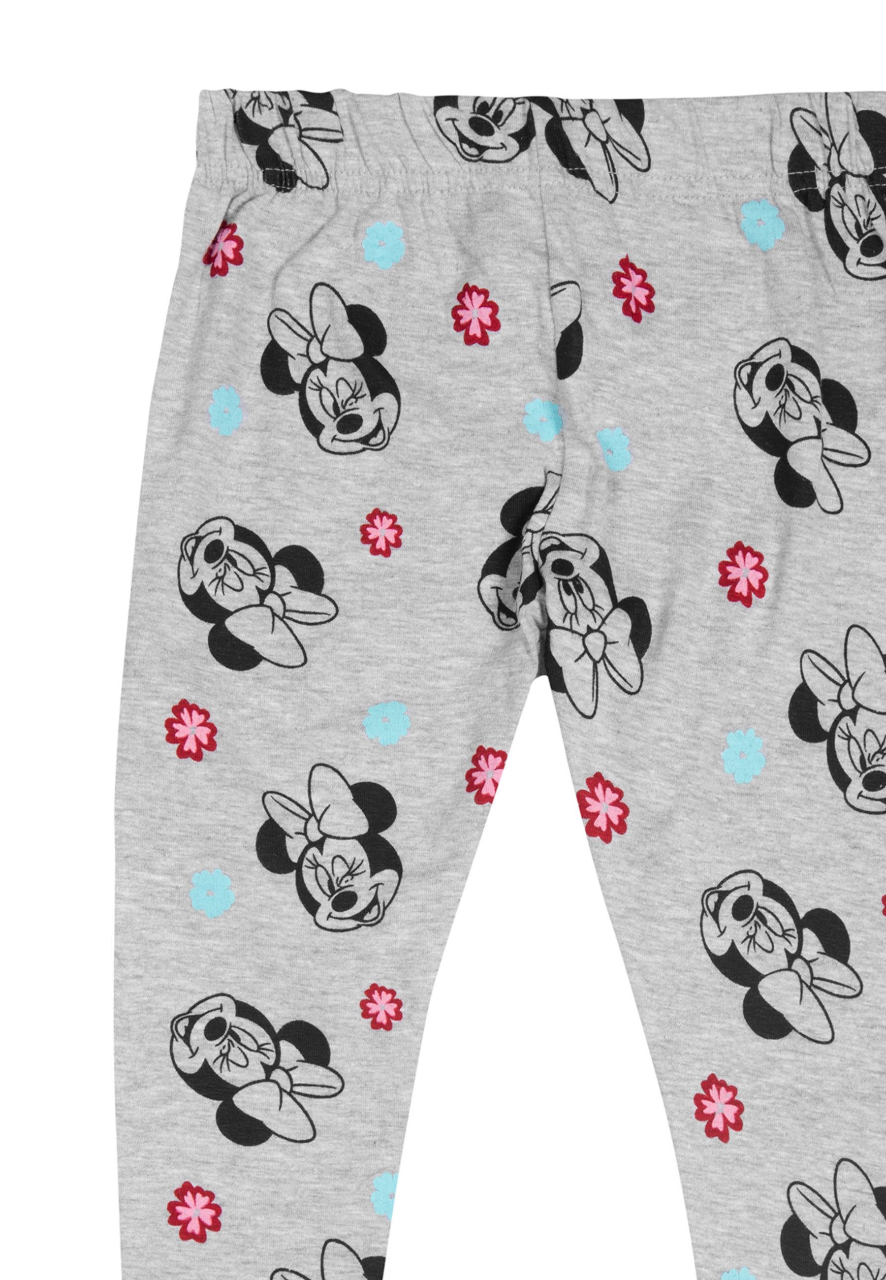United Labels® Leggings Disney - Minnie Mouse und Blüten allover